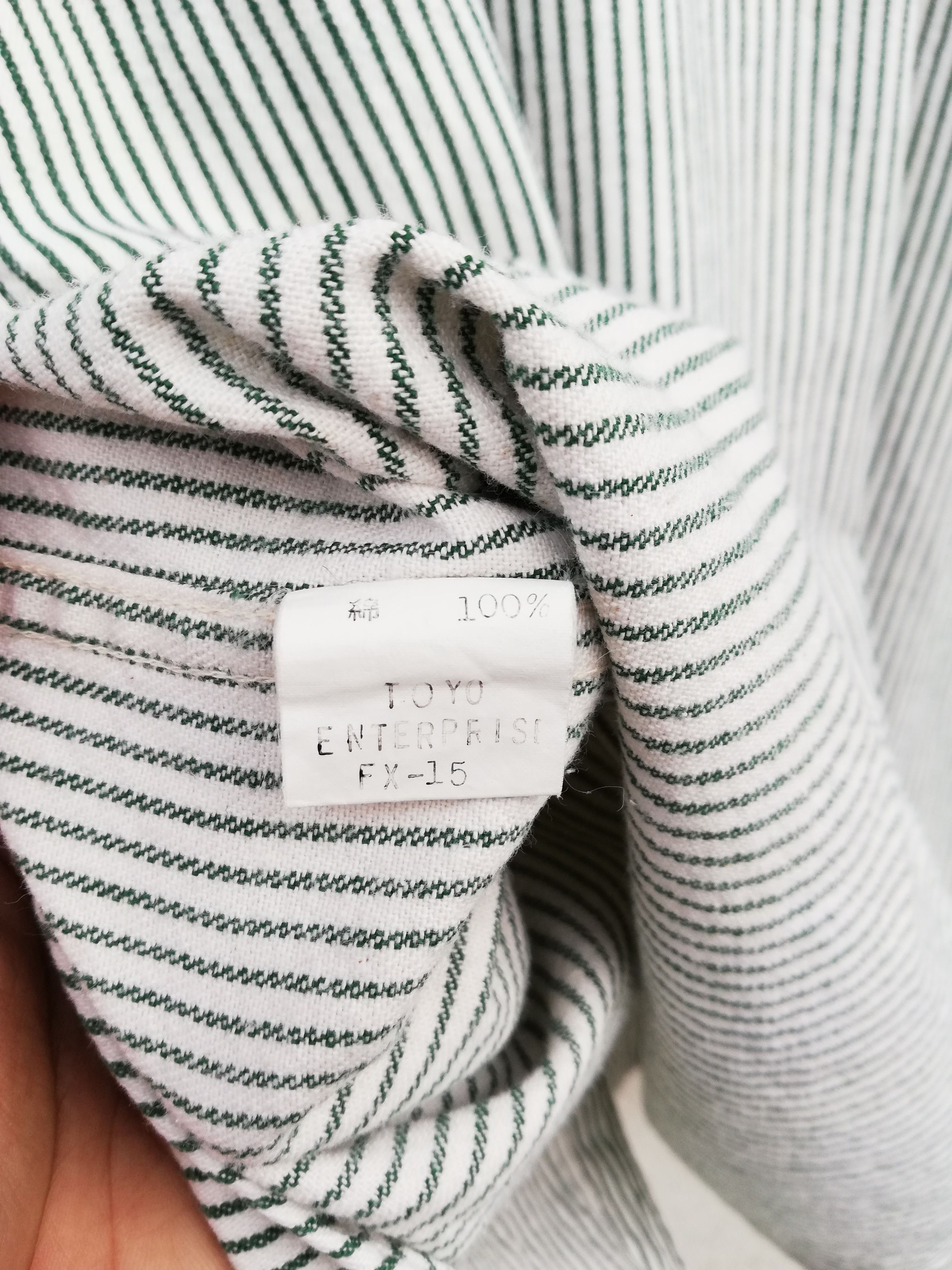 🔥Unique Uniform Sugar Cane Hickory Stripe Button Up Shirt