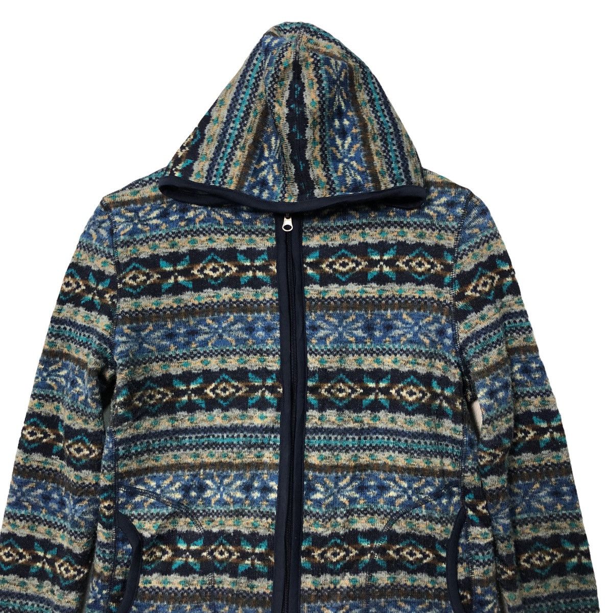 Japanese Brand Vintage Associer Zipper Ups Fullprint Navajo Hoodie Jacket Size S / US 4 / IT 40 - 4 Thumbnail