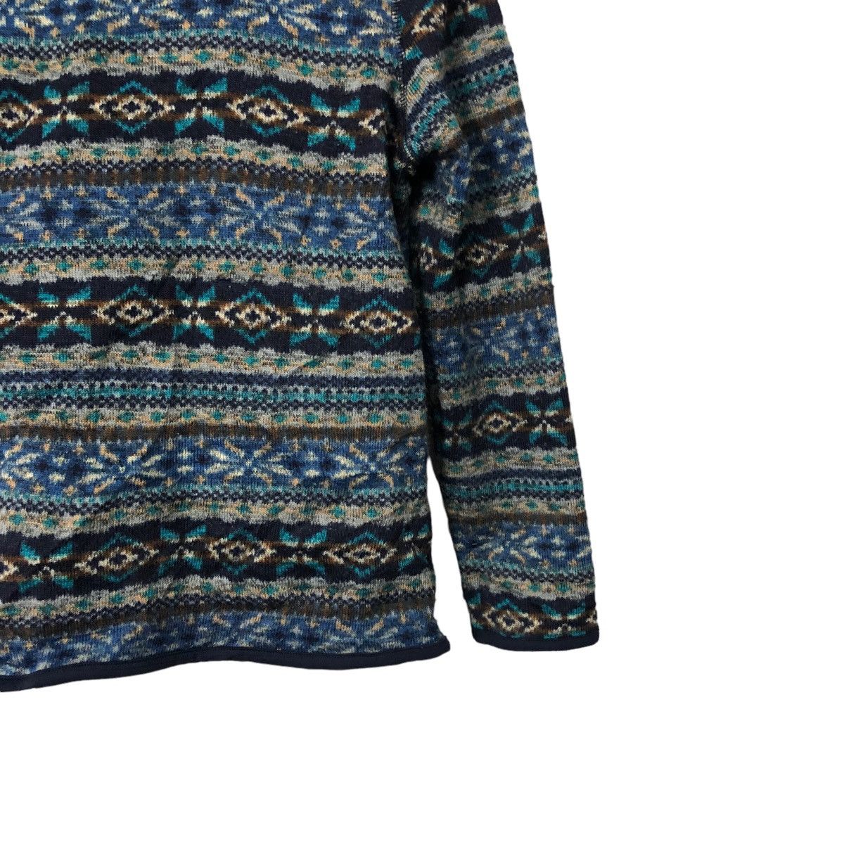 Japanese Brand Vintage Associer Zipper Ups Fullprint Navajo Hoodie Jacket Size S / US 4 / IT 40 - 6 Thumbnail