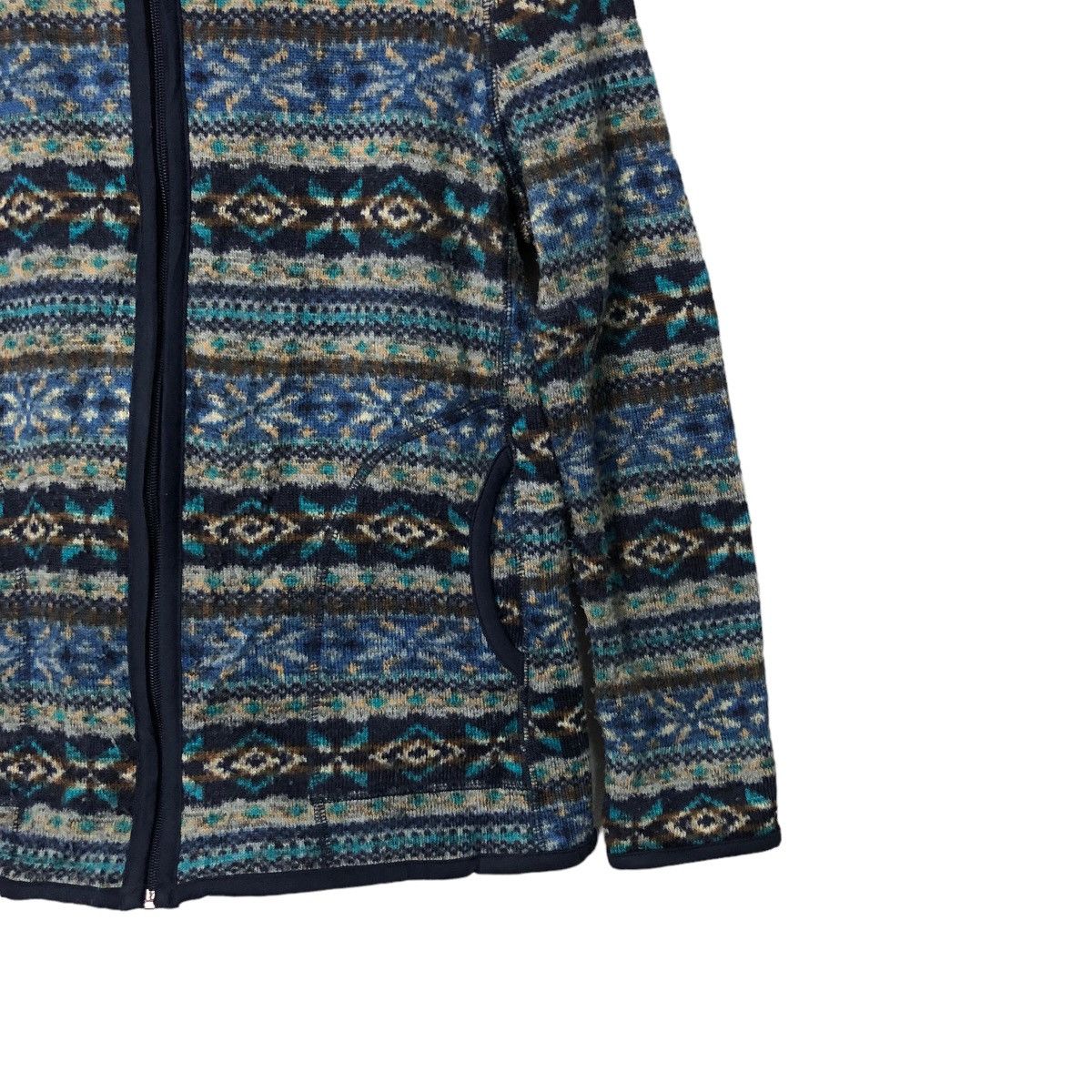 Japanese Brand Vintage Associer Zipper Ups Fullprint Navajo Hoodie Jacket Size S / US 4 / IT 40 - 2 Thumbnail