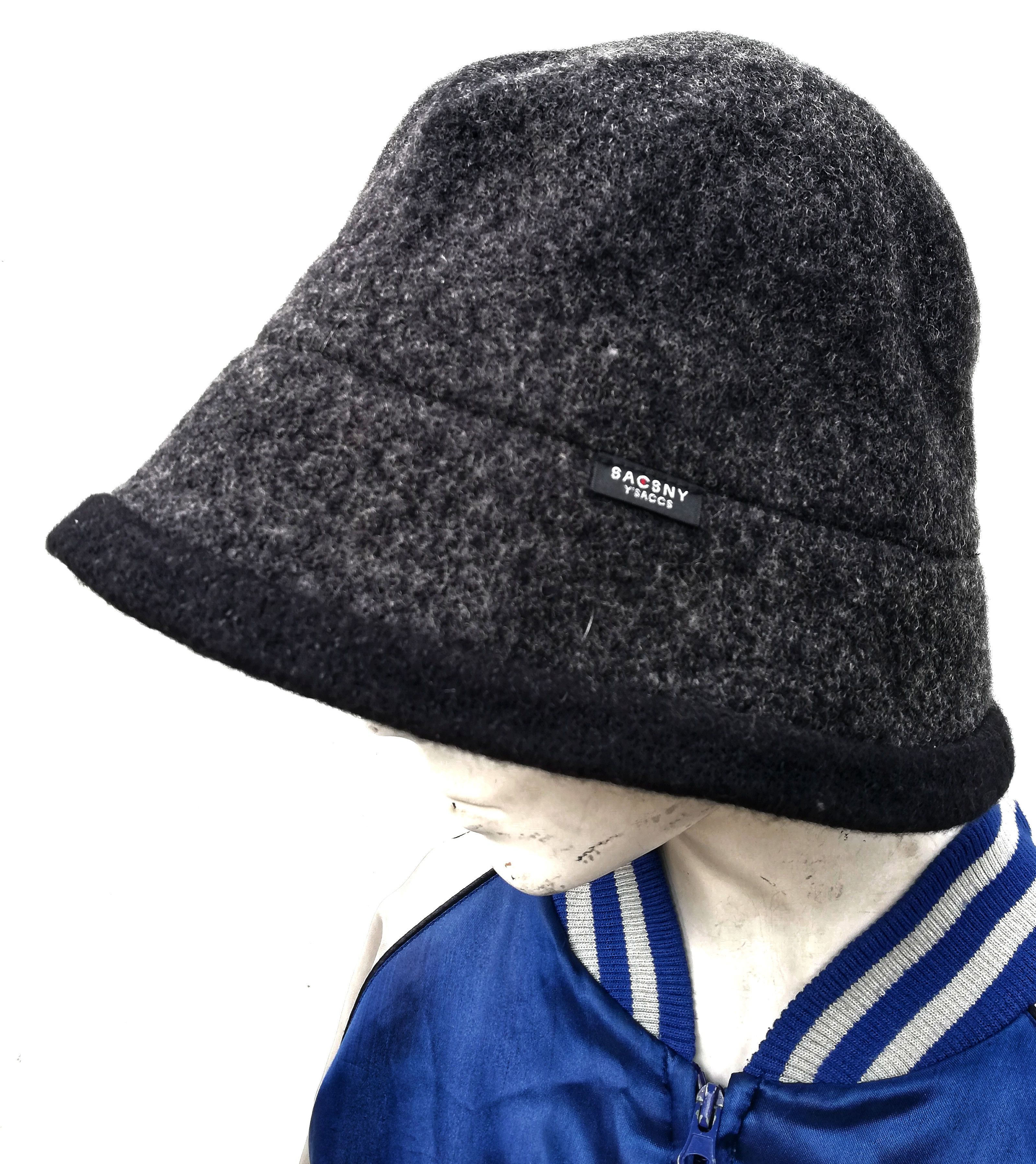 Y's × Yohji Yamamoto 🔥Rare!! Y'SACCS Sacsny by Yohji Yamamoto Wool Bucket Hat🔥 Size ONE SIZE - 3 Thumbnail