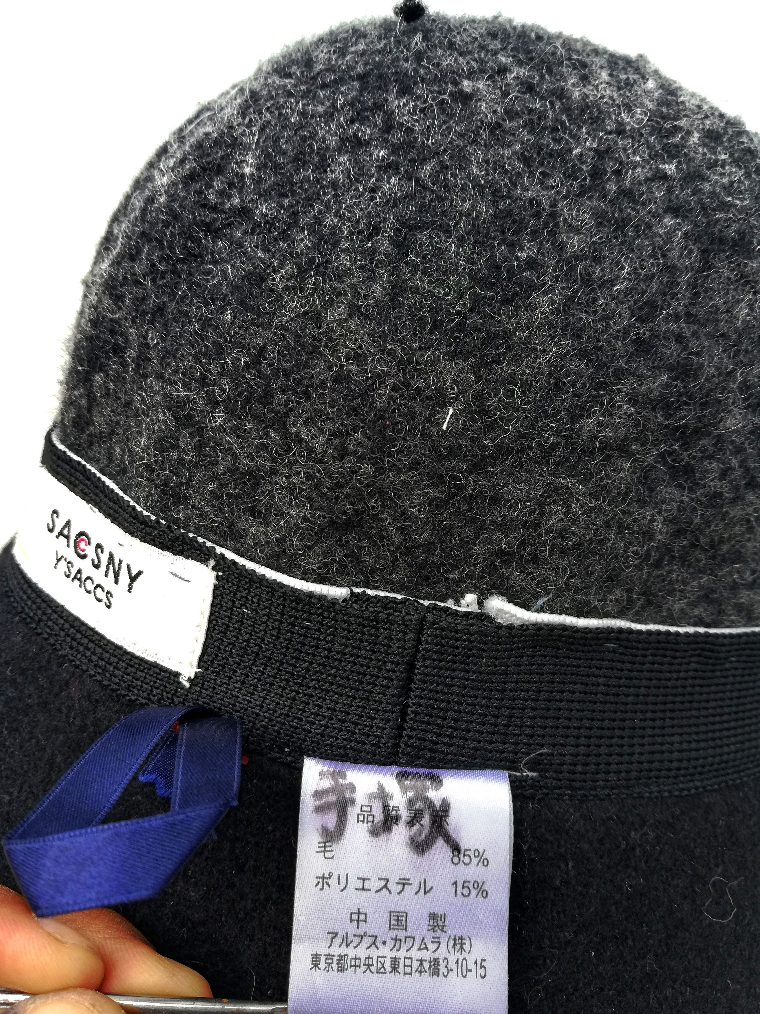 Y's × Yohji Yamamoto 🔥Rare!! Y'SACCS Sacsny by Yohji Yamamoto Wool Bucket Hat🔥 Size ONE SIZE - 16 Thumbnail