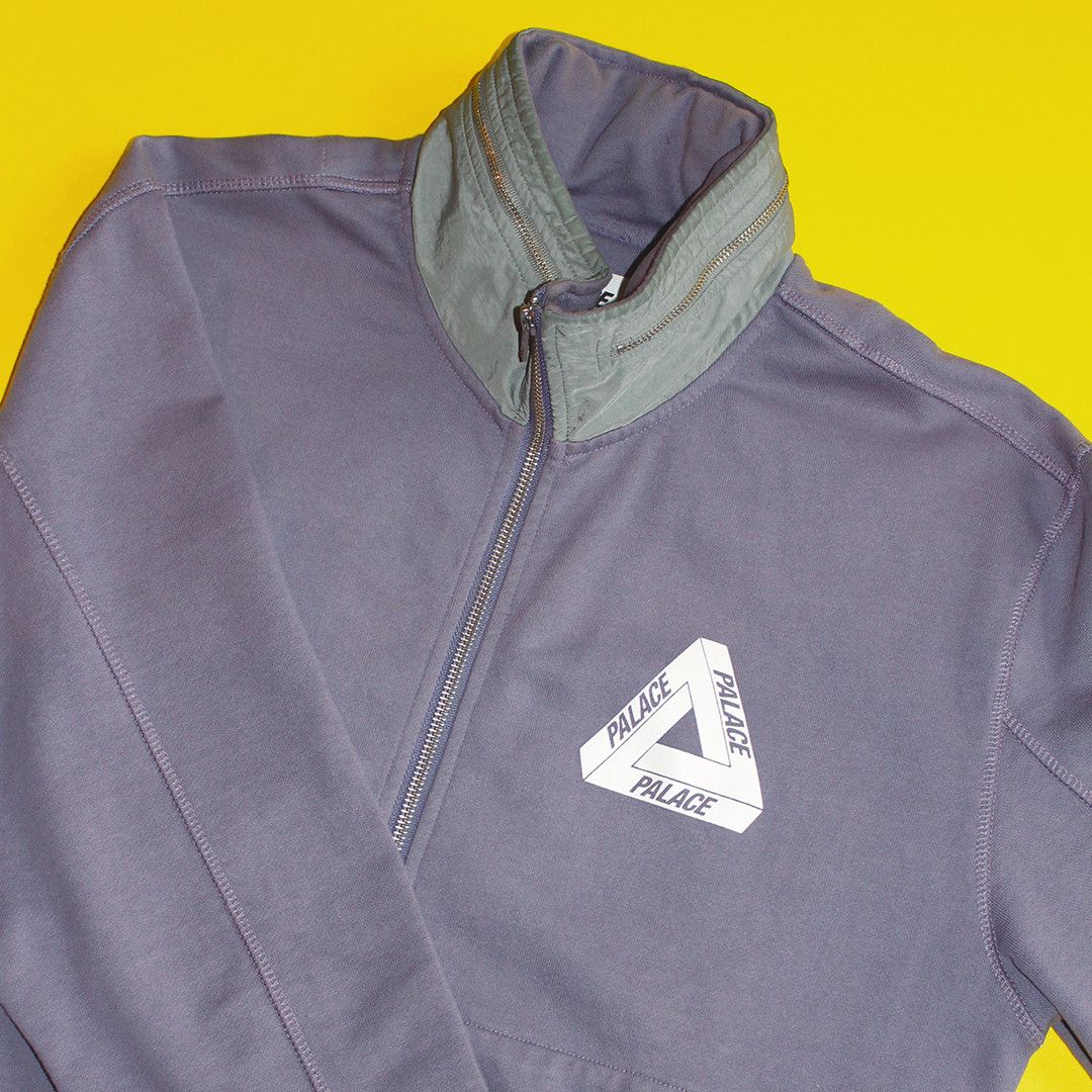 Palace Palace zyme shell funnel purple / grey shell | Grailed