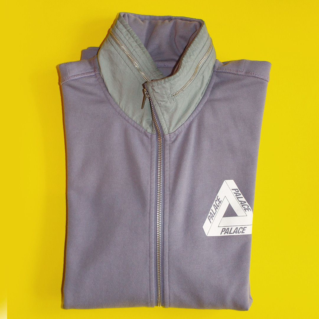 Palace Palace zyme shell funnel purple / grey shell | Grailed