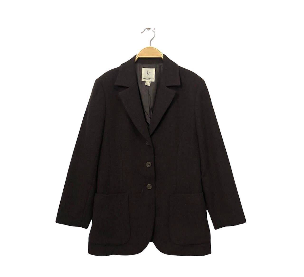 image of Vintage Kumikyoku Button Ups Blazer Coat Jacket in Brown, Men's (Size Small)