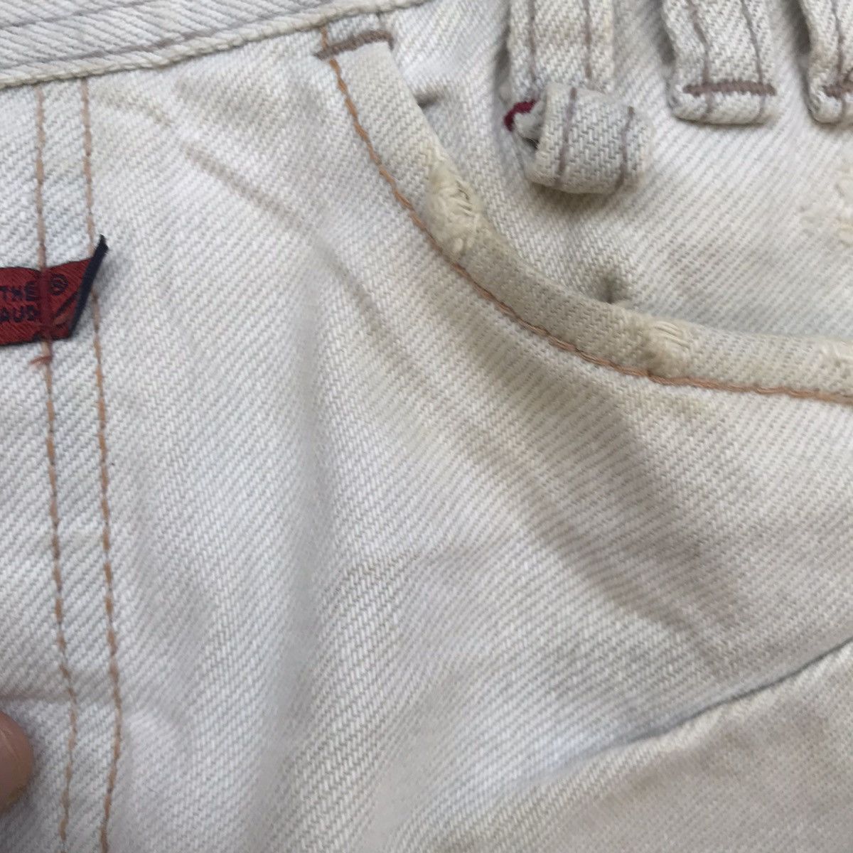 Marithe + Francois Girbaud Marithe Fr.Girbaud distressed trashed denim double knee Size US 31 - 9 Thumbnail