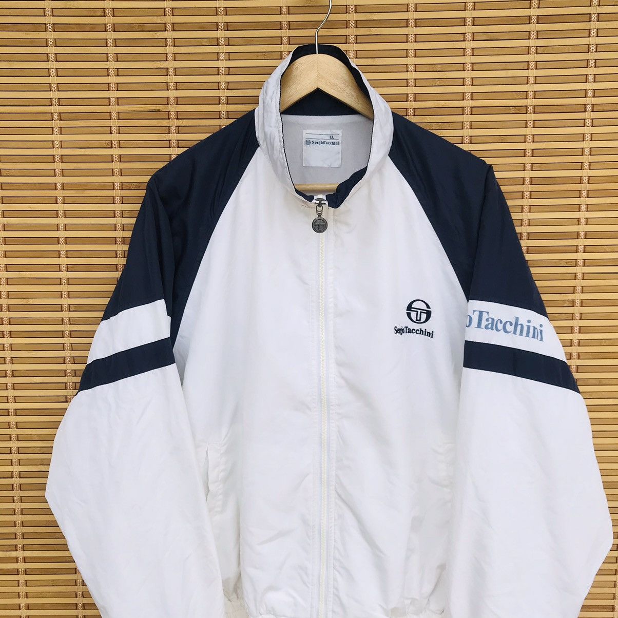 Sergio Tacchini Vintage Sergio Tachini nylon jacket Size US XL / EU 56 / 4 - 2 Thumbnail