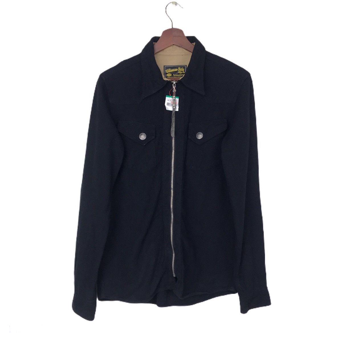 image of Williamson Dickie Dickies Zipper Buffalo Buttom in Black, Men's (Size Medium)