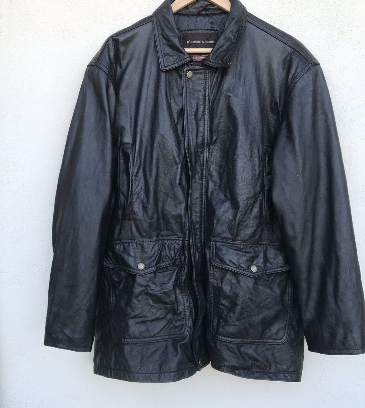 Armoire D'Homme × Homme + Femme La D Homme A Homme leather jacket 4 pocket Size US M / EU 48-50 / 2 - 2 Thumbnail