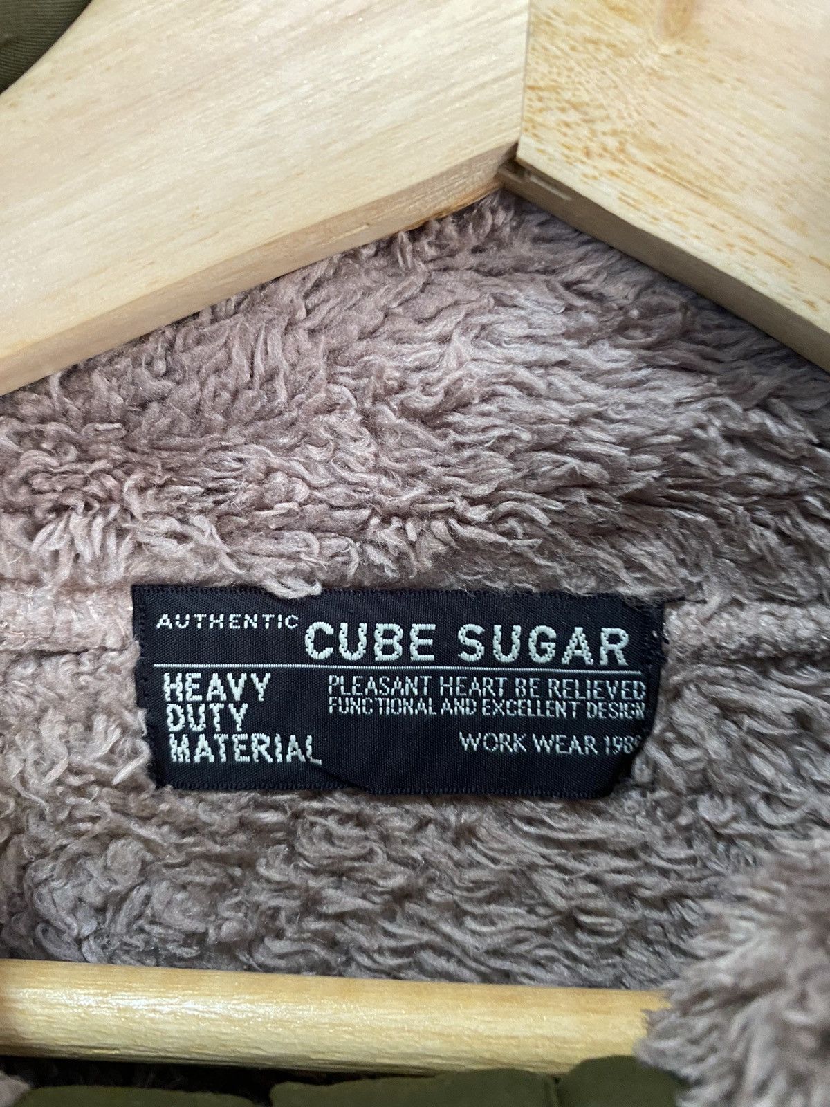 Japanese Brand RARE🔥CUBE SUGAR JAPAN FLEECE BOMBER JACKET Size US XL / EU 56 / 4 - 8 Thumbnail