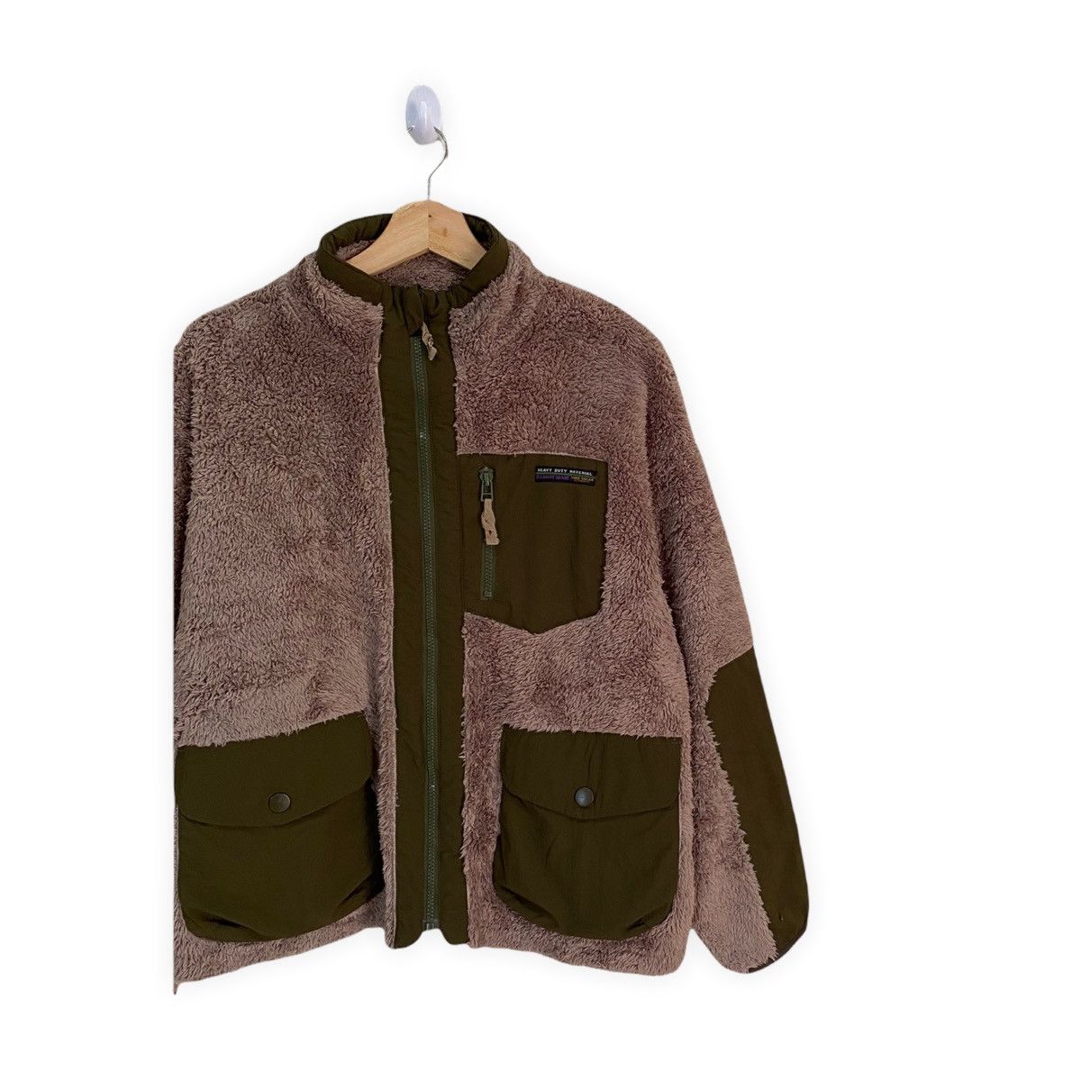 Japanese Brand RARE🔥CUBE SUGAR JAPAN FLEECE BOMBER JACKET Size US XL / EU 56 / 4 - 5 Thumbnail