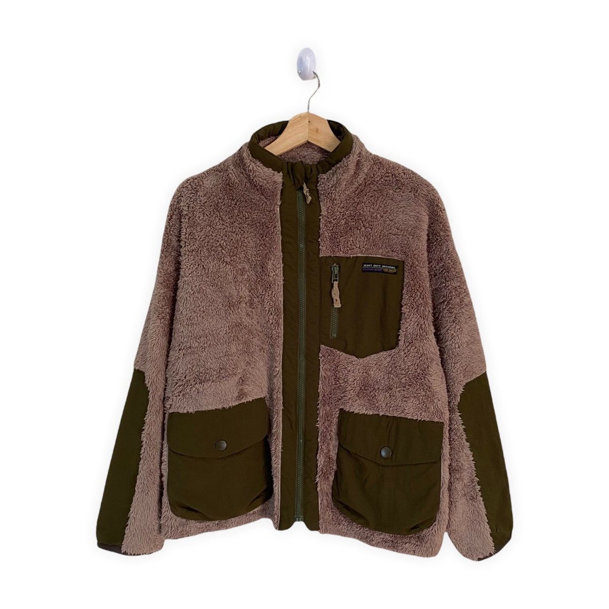 Japanese Brand RARE🔥CUBE SUGAR JAPAN FLEECE BOMBER JACKET Size US XL / EU 56 / 4 - 2 Thumbnail