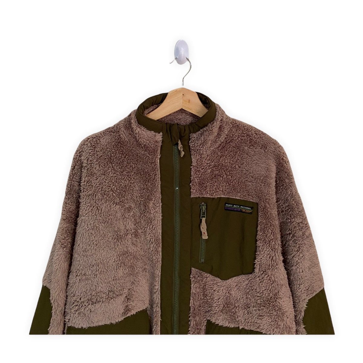 Japanese Brand RARE🔥CUBE SUGAR JAPAN FLEECE BOMBER JACKET Size US XL / EU 56 / 4 - 6 Thumbnail