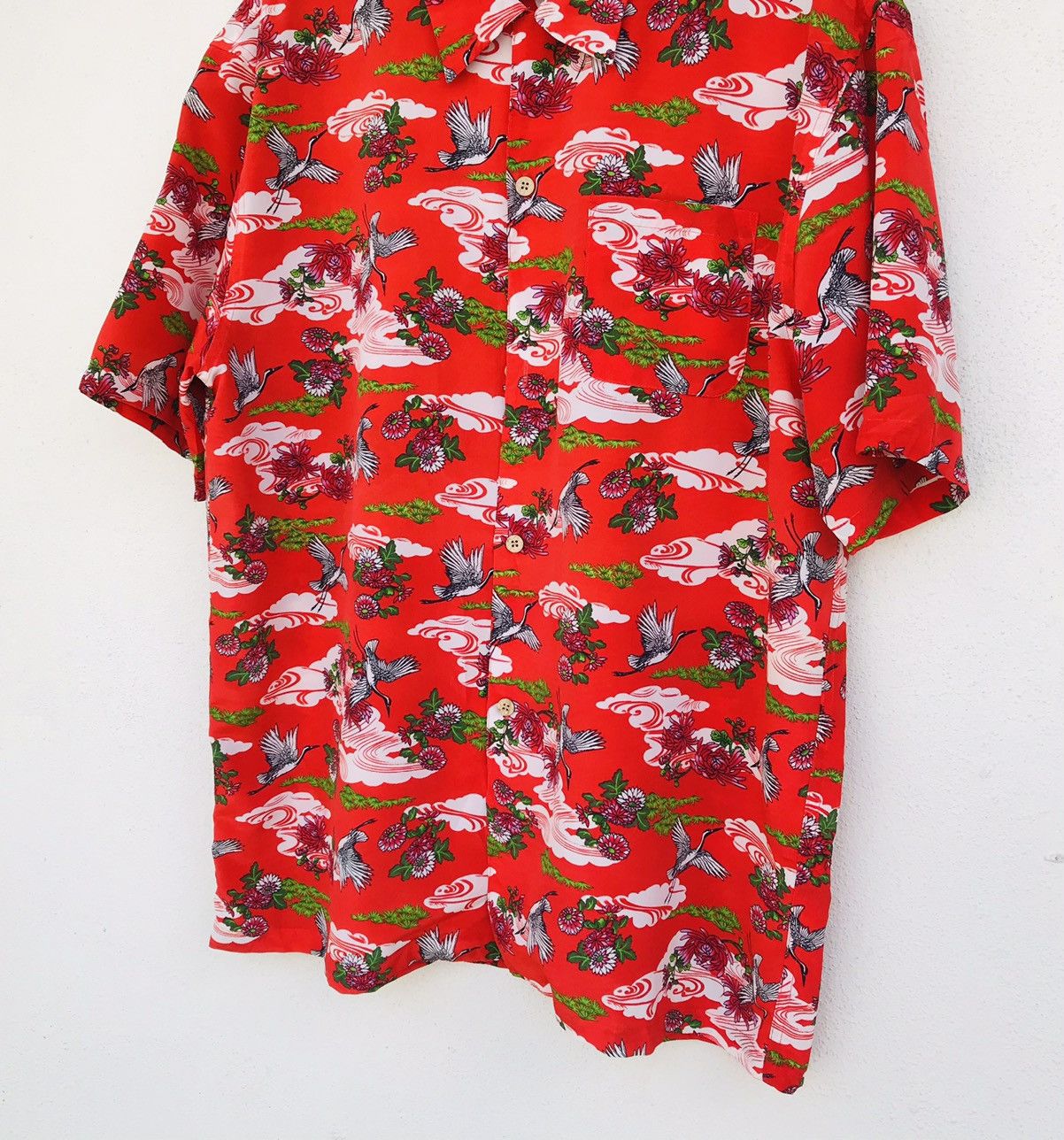 Japanese Brand Amore Puro Bird of paradise full print goose hawaii shrt XL Size US XL / EU 56 / 4 - 4 Thumbnail