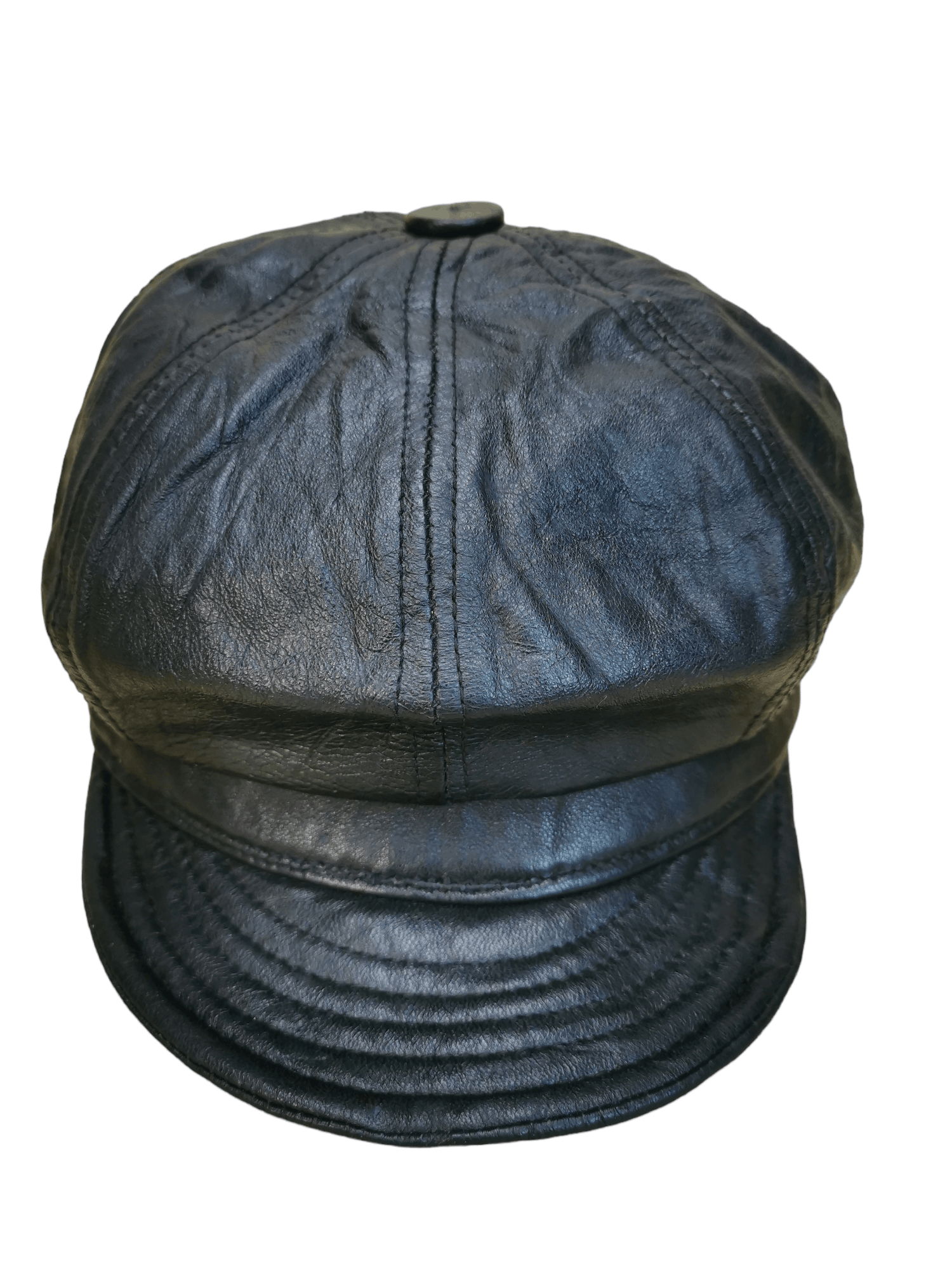 Leather VINTAGE NEW YORK HAT & CAP LEATHER Size ONE SIZE - 2 Thumbnail
