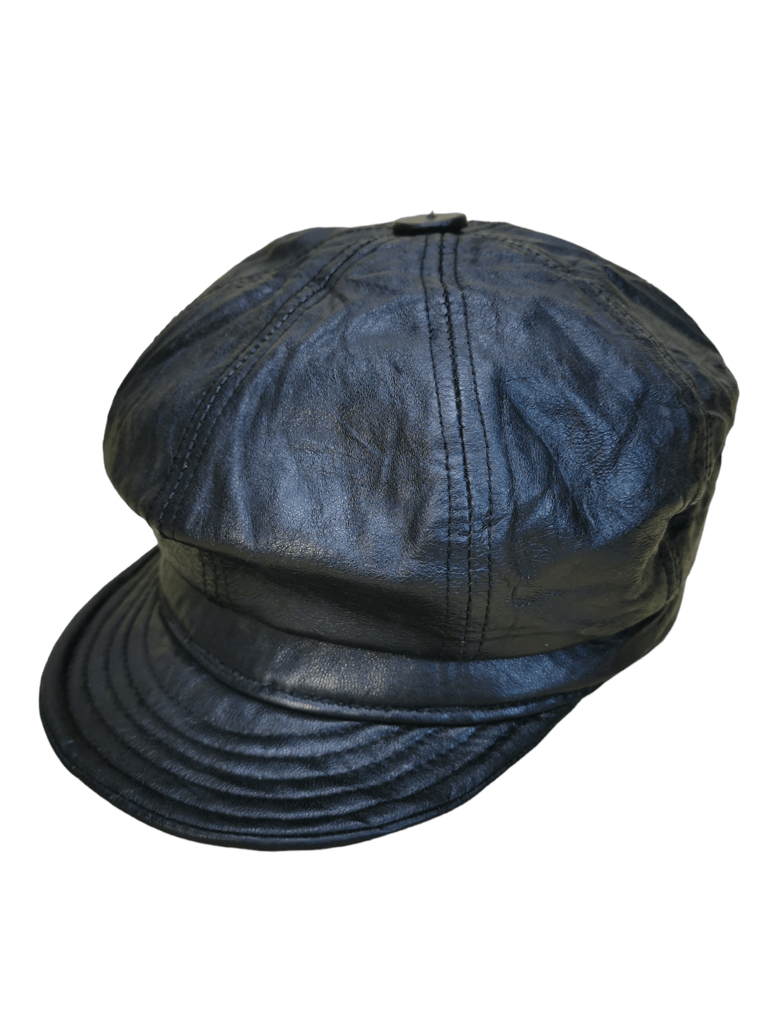 Leather VINTAGE NEW YORK HAT & CAP LEATHER Size ONE SIZE - 1 Thumbnail