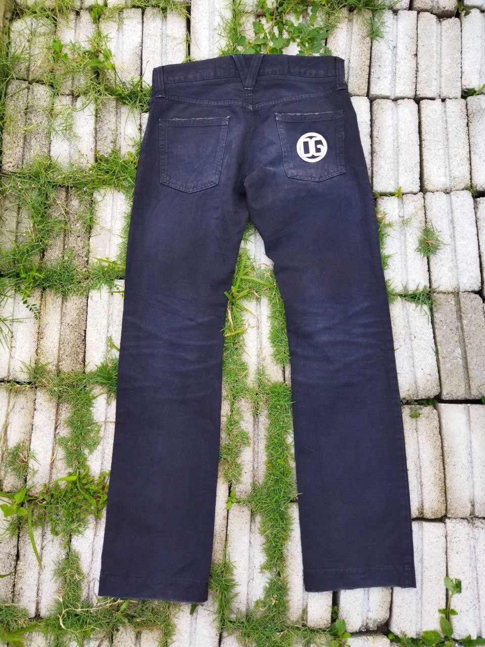 image of Dolce Gabbana 16 Classic Black Jeans, Men's (Size 35)