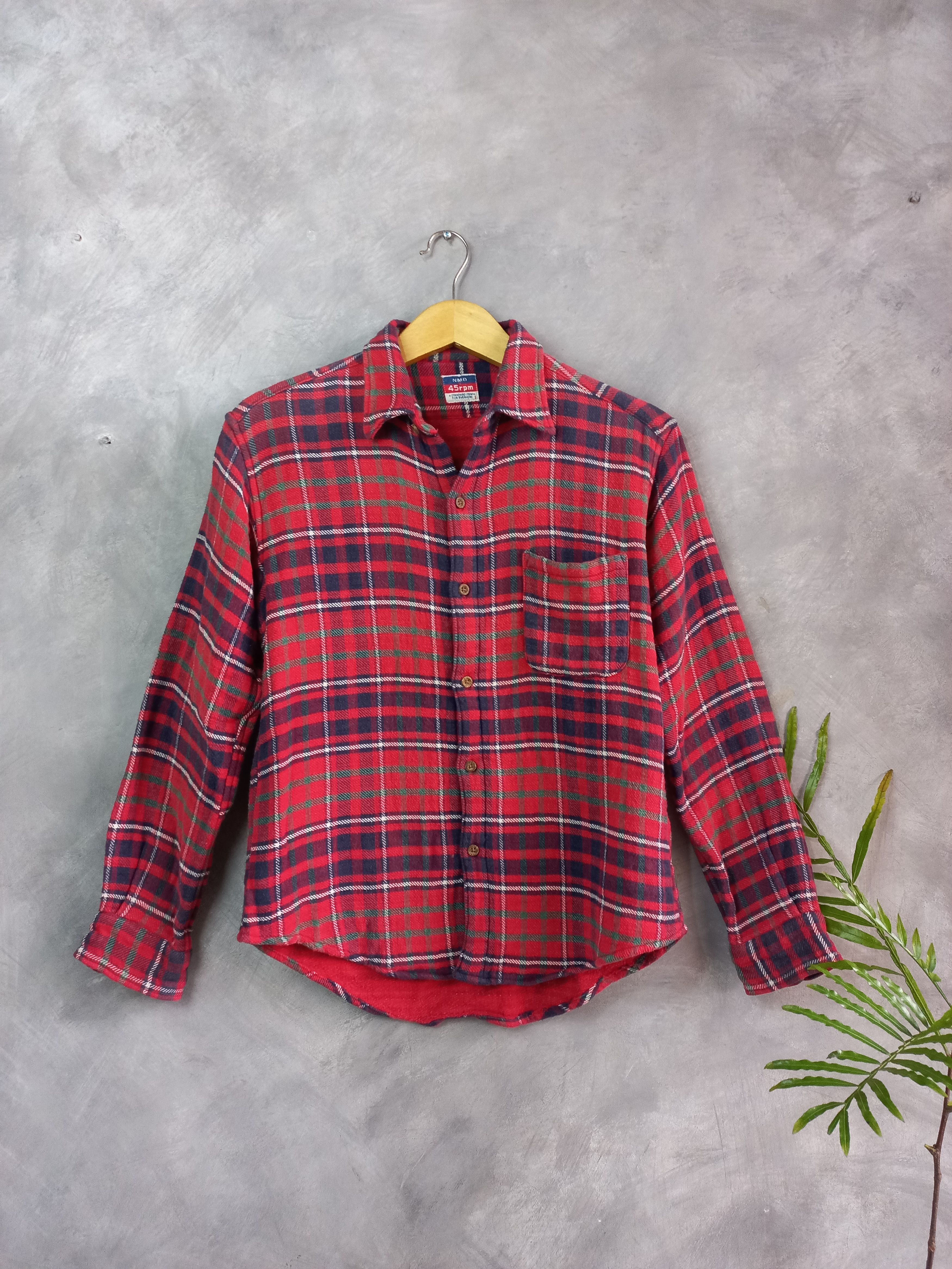 45rpm × Japanese Brand 45rpm Buttons Up Shirt Kapital Inspired/Style Size US S / EU 44-46 / 1 - 1 Thumbnail