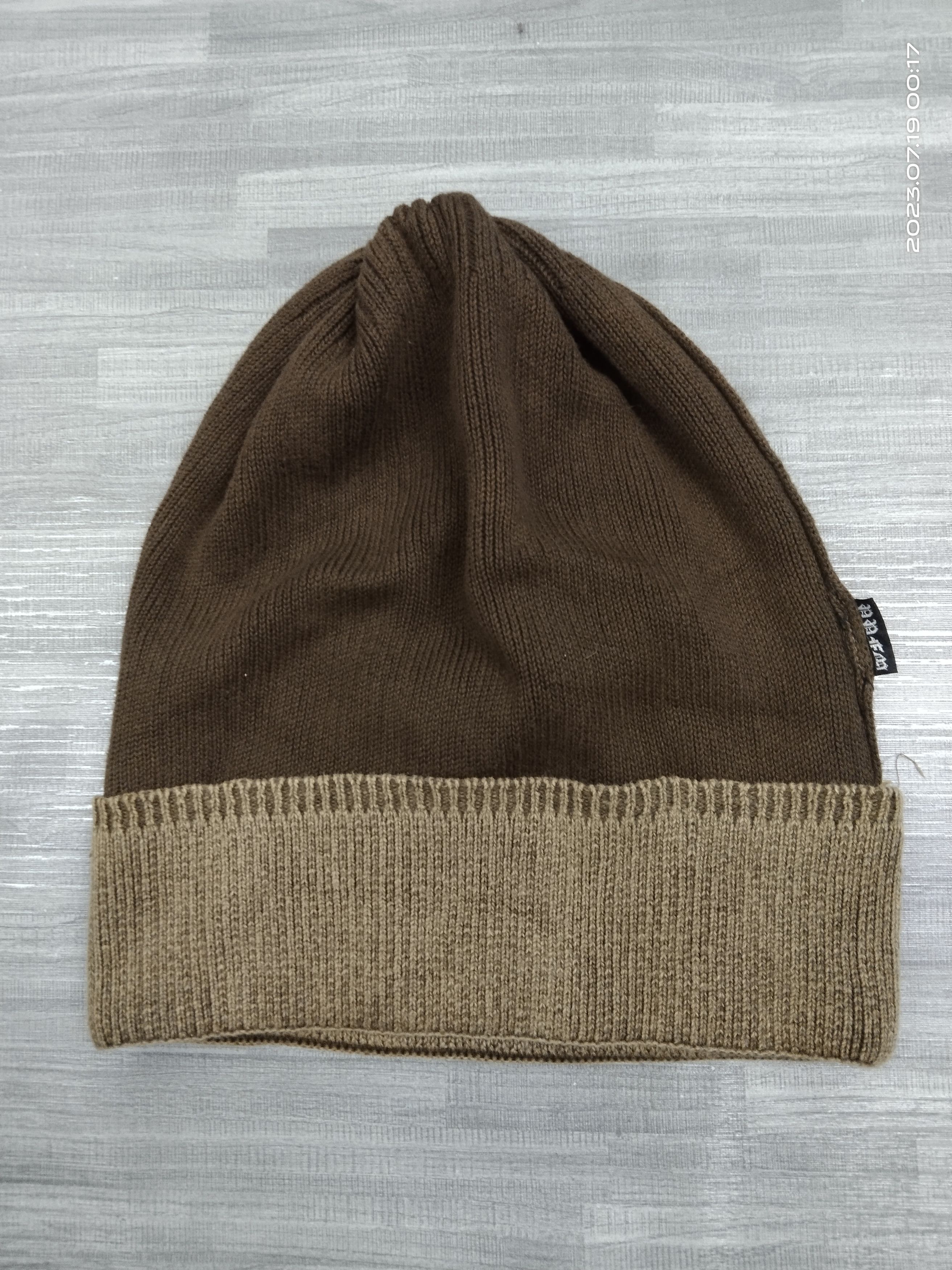 PPFM PPFM TWO COLOURS BEANIE HAT Size ONE SIZE - 3 Thumbnail