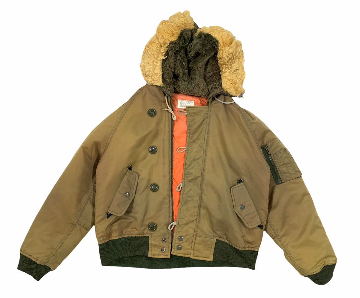 Buzz Rickson's × Japanese Brand 🎌 Vintage Bomber Fishtail Eskimo Jacket Size US M / EU 48-50 / 2 - 4 Thumbnail