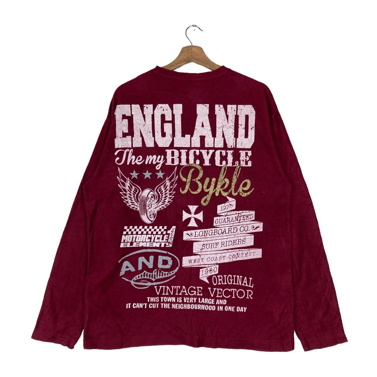 Vintage Vintage The Bykel England Pullover Jumper Fleece Sweatshirt Size US XXL / EU 58 / 5 - 1 Thumbnail