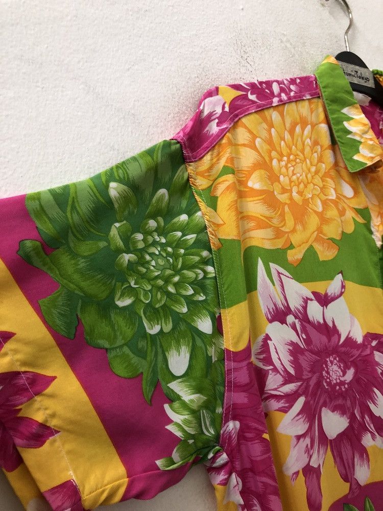 Other Vintage NAF NAF PARIS Border Big Flower 100% Rayon Shirt Size US L / EU 52-54 / 3 - 7 Thumbnail