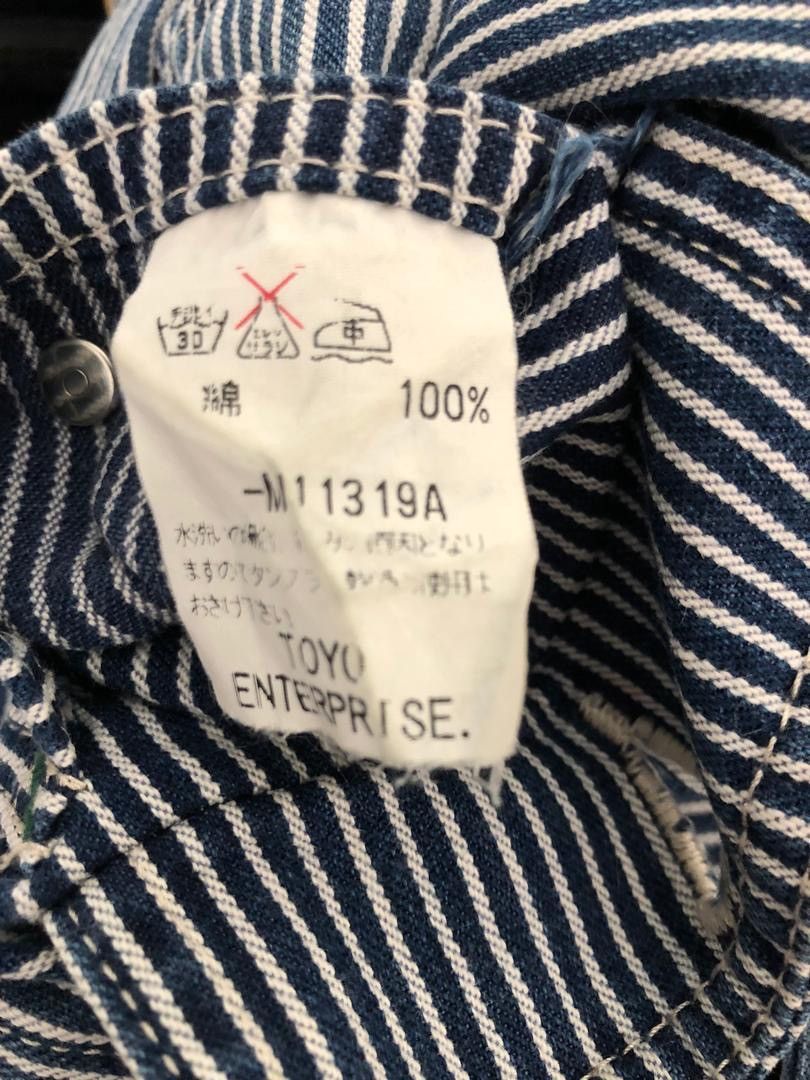 Sugar Cane Sugar Cane Hickory Striped Denim Chore Jacket Size US L / EU 52-54 / 3 - 14 Thumbnail