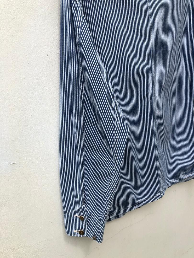 Sugar Cane Sugar Cane Hickory Striped Denim Chore Jacket Size US L / EU 52-54 / 3 - 12 Thumbnail