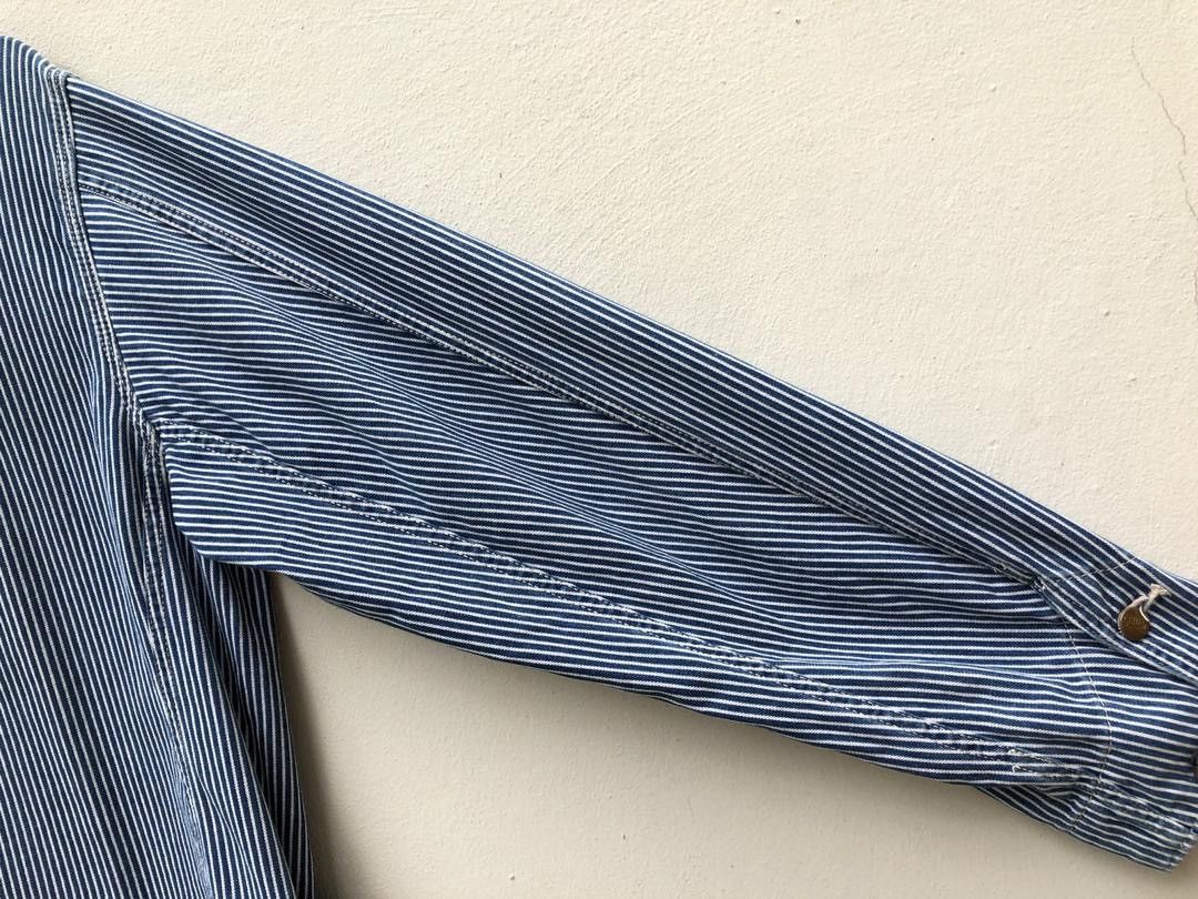 Sugar Cane Sugar Cane Hickory Striped Denim Chore Jacket Size US L / EU 52-54 / 3 - 10 Thumbnail