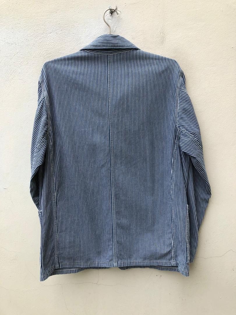 Sugar Cane Sugar Cane Hickory Striped Denim Chore Jacket Size US L / EU 52-54 / 3 - 11 Thumbnail