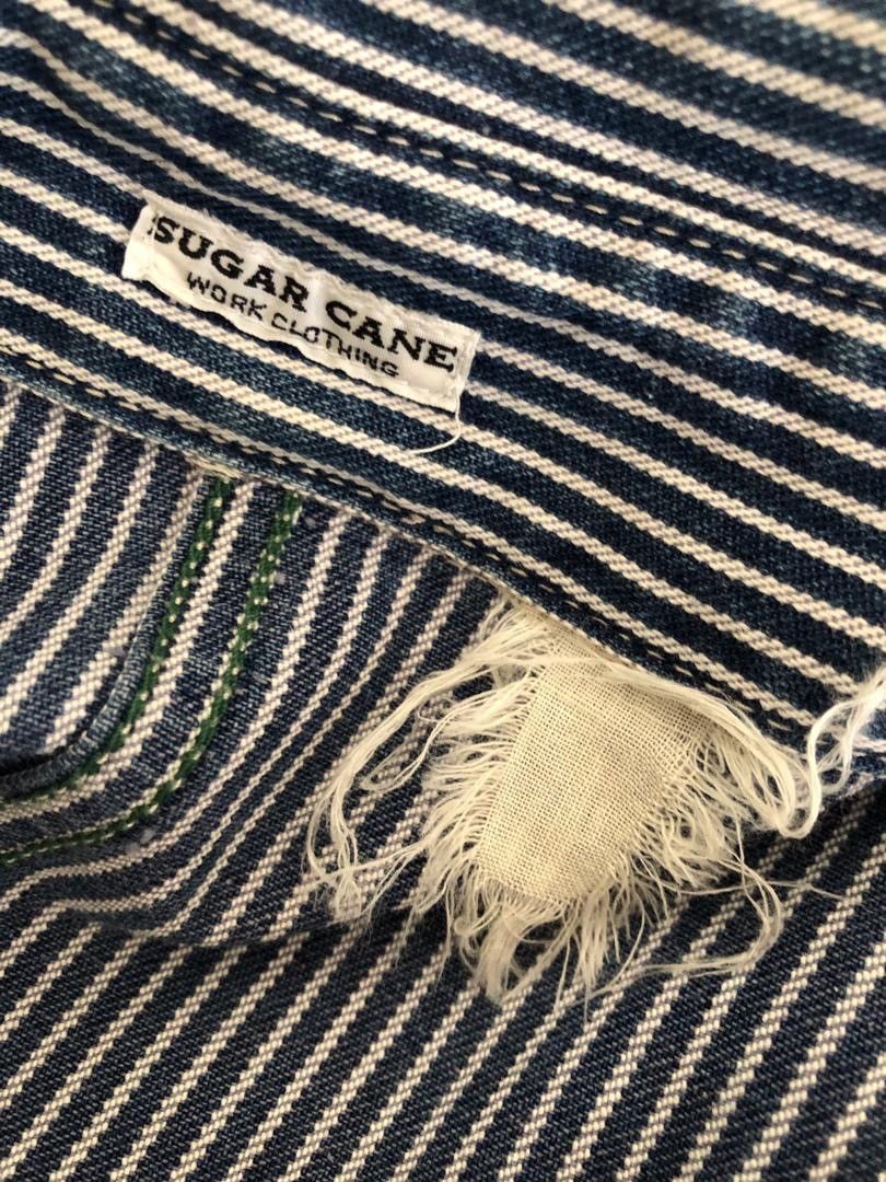 Sugar Cane Sugar Cane Hickory Striped Denim Chore Jacket Size US L / EU 52-54 / 3 - 13 Thumbnail