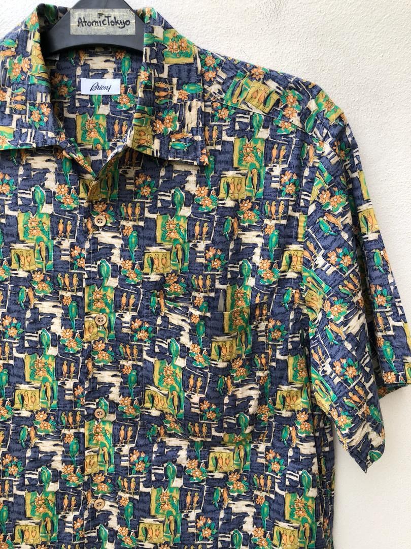 Brioni Brioni Made Italy Birds Button Shirt Size US S / EU 44-46 / 1 - 4 Thumbnail
