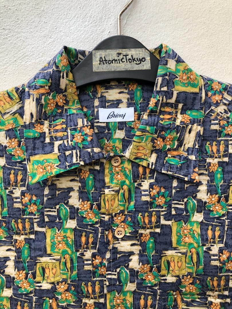 Brioni Brioni Made Italy Birds Button Shirt Size US S / EU 44-46 / 1 - 3 Thumbnail