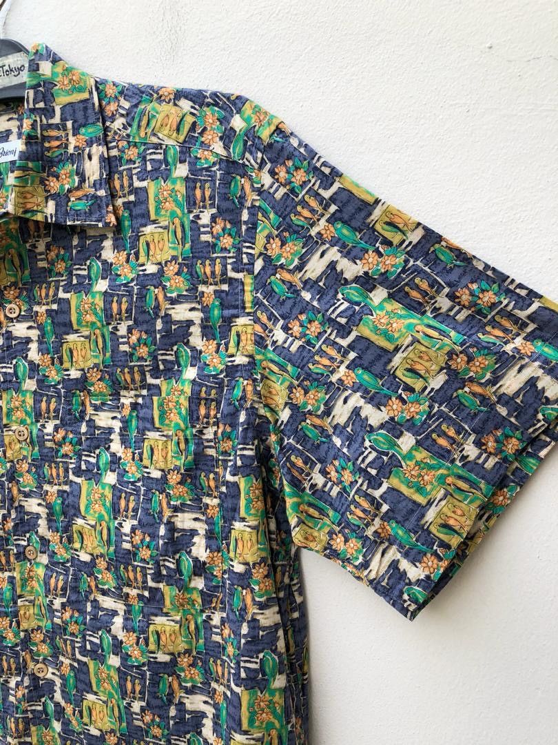Brioni Brioni Made Italy Birds Button Shirt Size US S / EU 44-46 / 1 - 5 Thumbnail