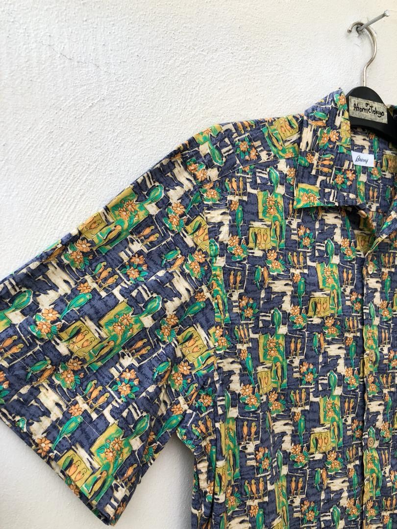Brioni Brioni Made Italy Birds Button Shirt Size US S / EU 44-46 / 1 - 8 Thumbnail