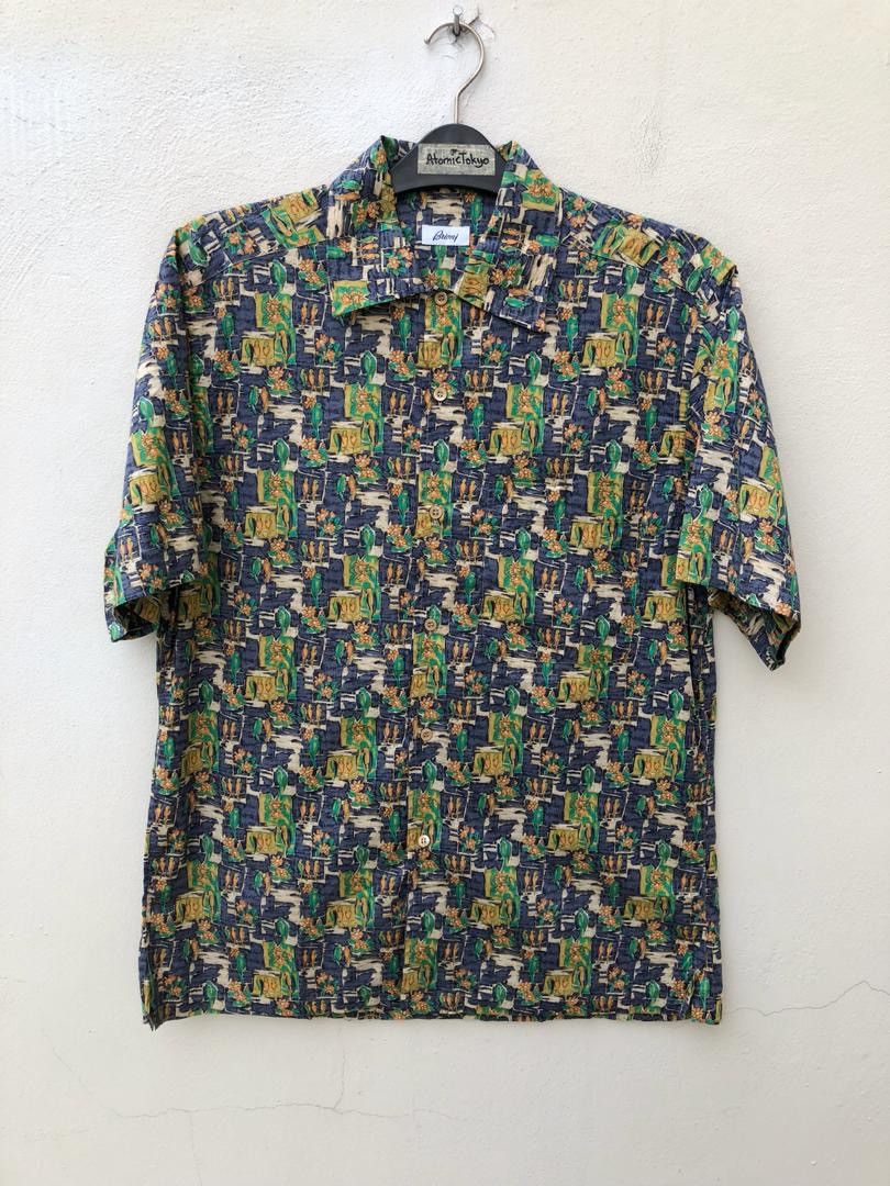 Brioni Brioni Made Italy Birds Button Shirt Size US S / EU 44-46 / 1 - 1 Thumbnail