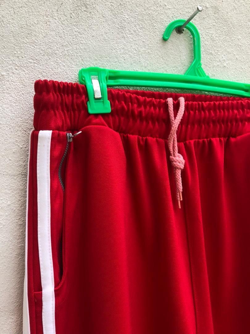 Marithe + Francois Girbaud × Vintage Vintage MFG White Striped 38 Red Trouser Track Size US 32 / EU 48 - 3 Thumbnail