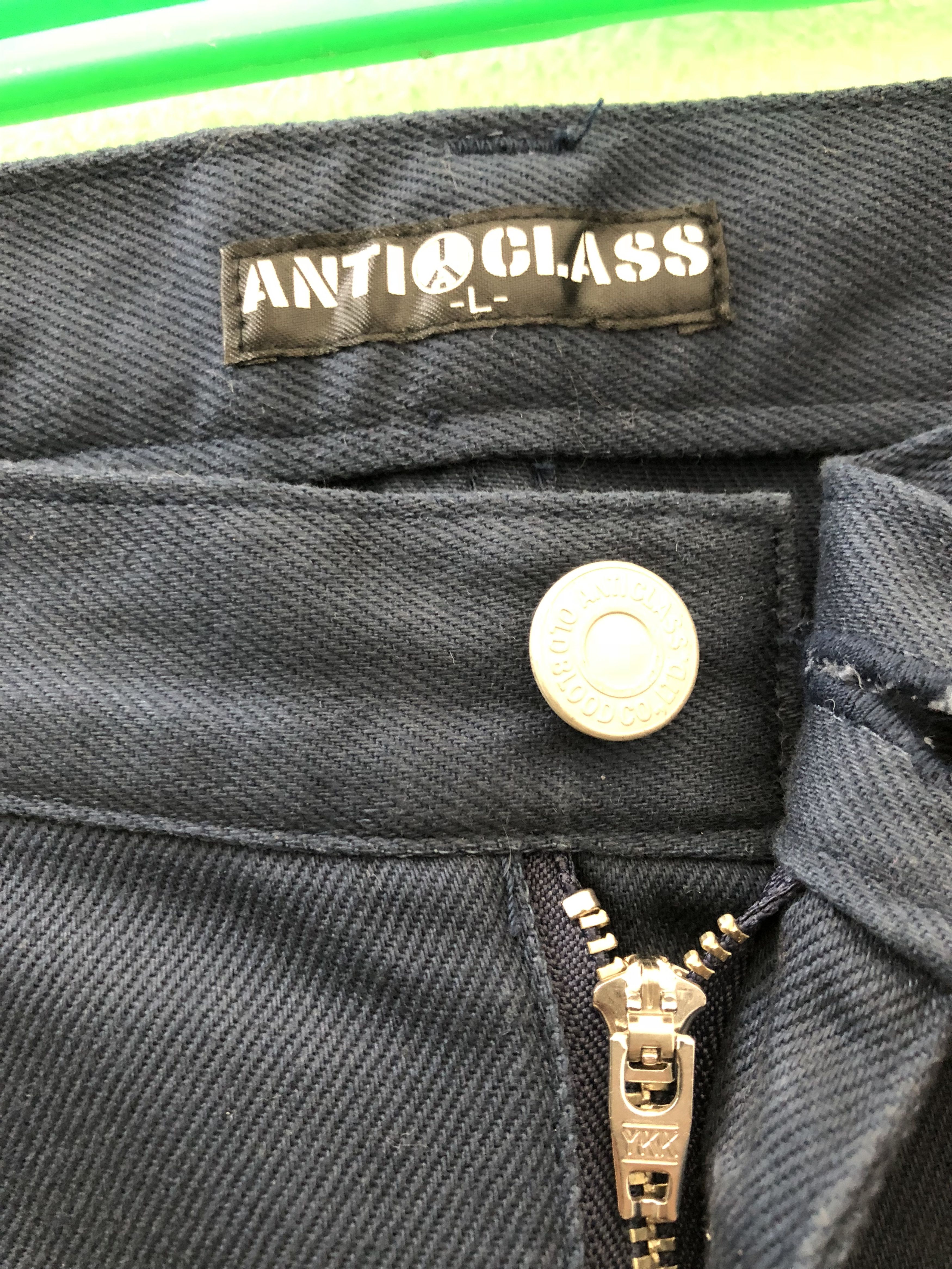 Japanese Brand × Seditionaries Anti Class Old Blood Japan Zipper Punk Bondage Cargo Size US 31 - 4 Thumbnail