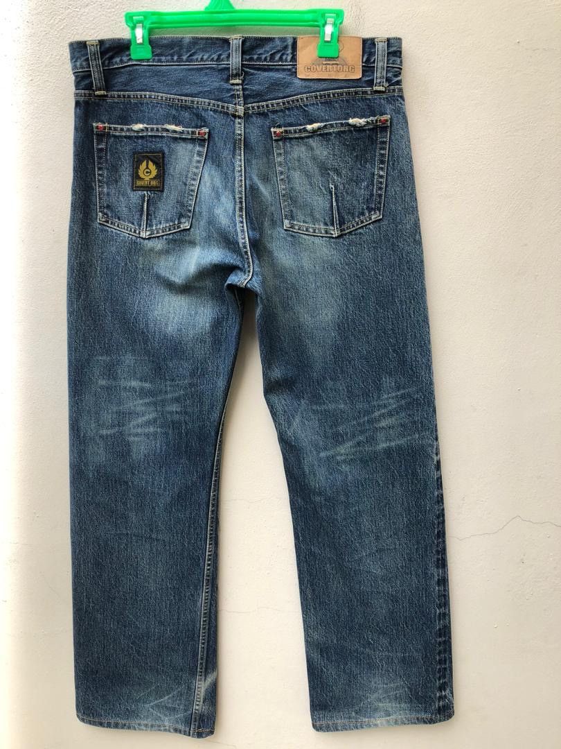 Blackmeans × Japanese Brand × Vintage Vintage Covert Org Japan Redline Selvedge Denim Wide Leg Size US 34 / EU 50 - 12 Thumbnail