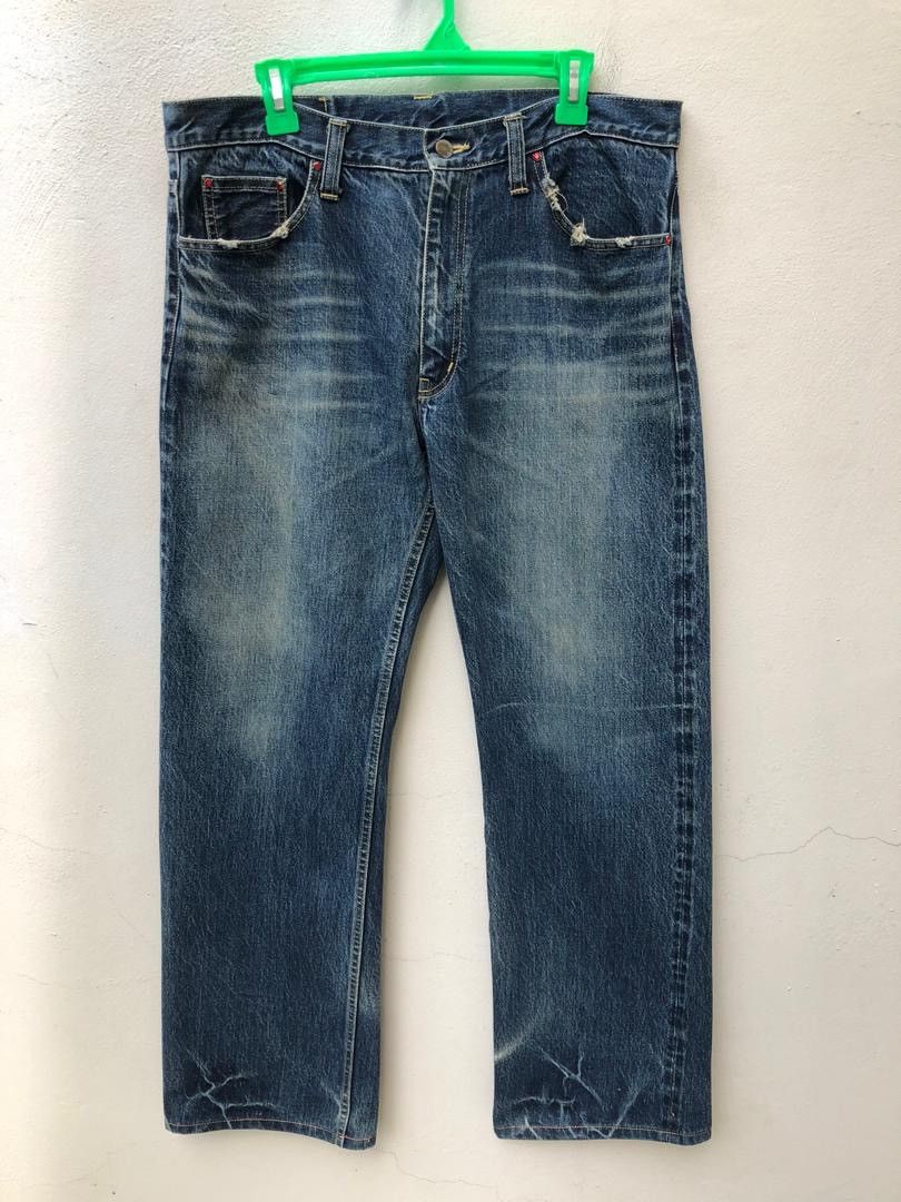 Vintage Covert Org Japan Redline Selvedge Denim Wide Leg