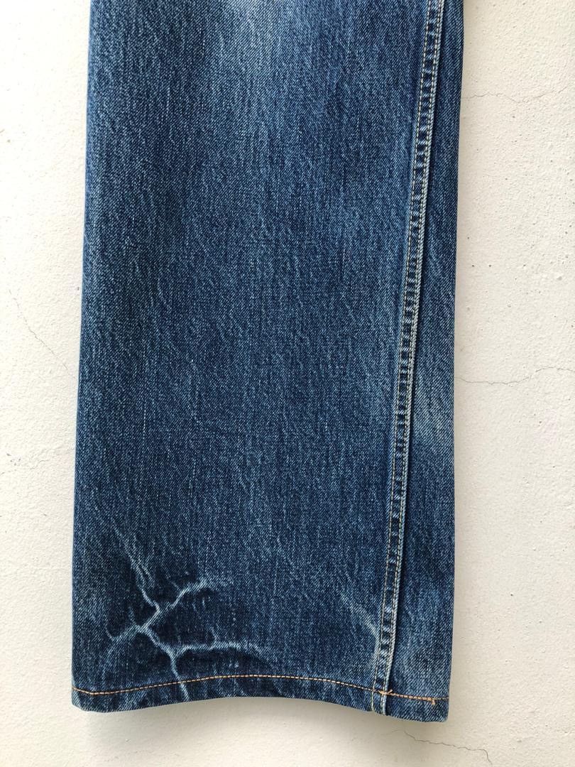 Blackmeans × Japanese Brand × Vintage Vintage Covert Org Japan Redline Selvedge Denim Wide Leg Size US 34 / EU 50 - 7 Thumbnail