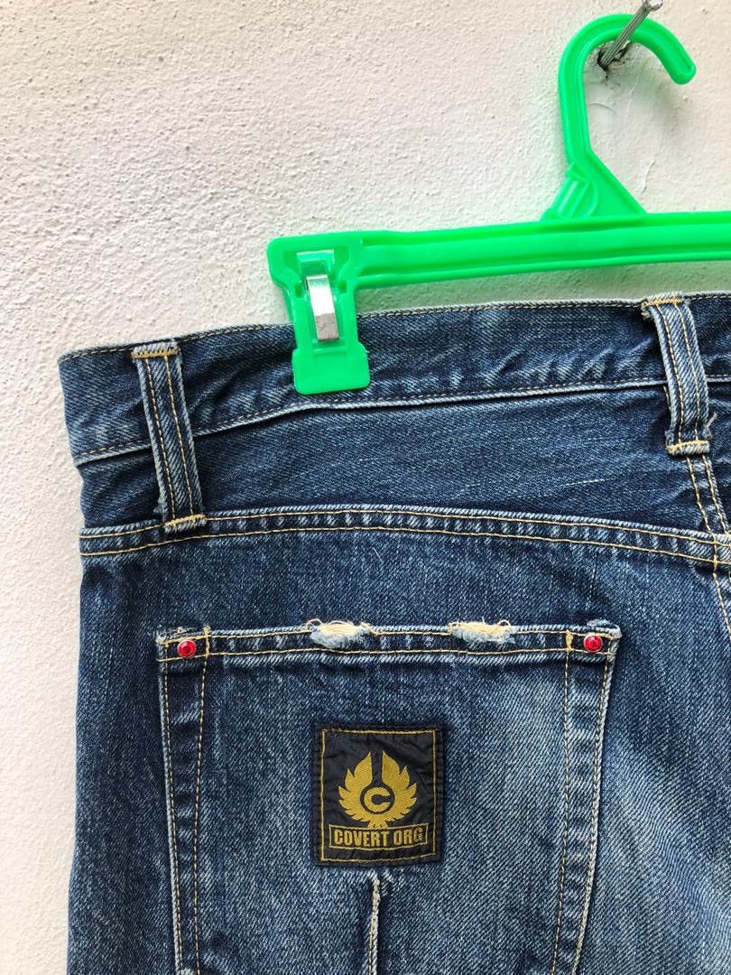 Blackmeans × Japanese Brand × Vintage Vintage Covert Org Japan Redline Selvedge Denim Wide Leg Size US 34 / EU 50 - 15 Thumbnail
