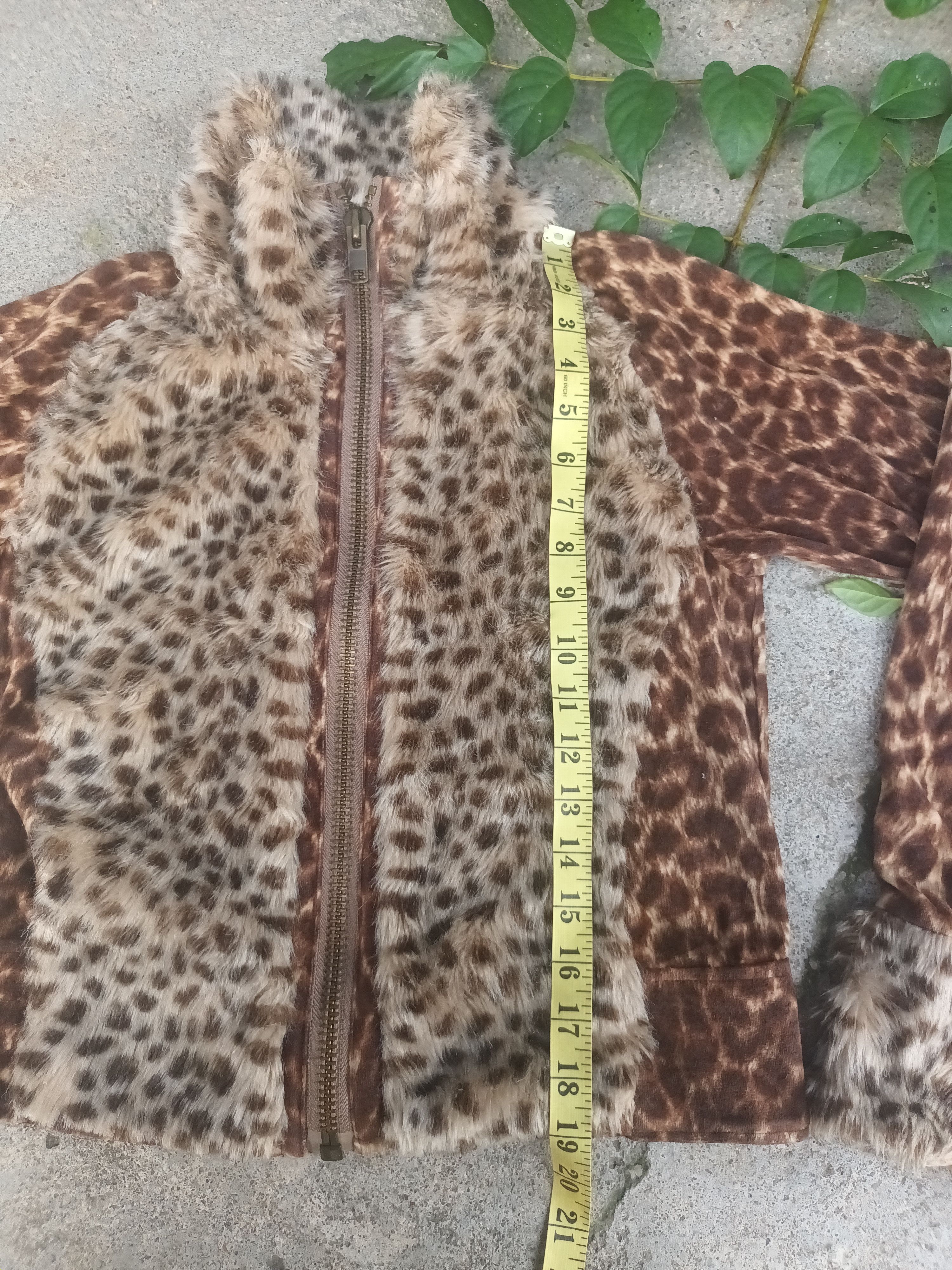Issey Miyake 🔥 ZUCCA PRINT LEOPARD ZIPPER FUR JACKET 🔥 Size S / US 4 / IT 40 - 12 Thumbnail