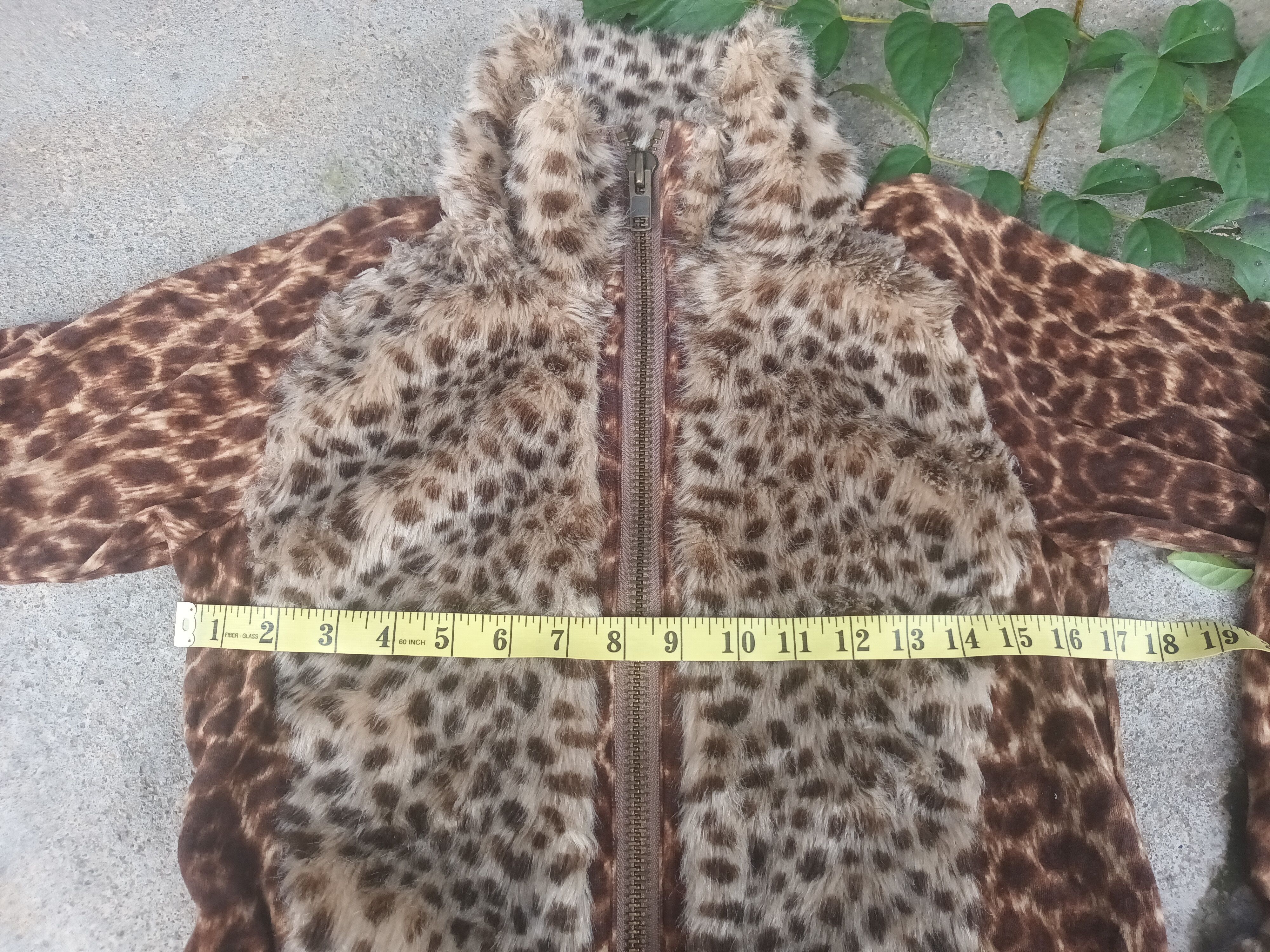 Issey Miyake 🔥 ZUCCA PRINT LEOPARD ZIPPER FUR JACKET 🔥 Size S / US 4 / IT 40 - 11 Thumbnail