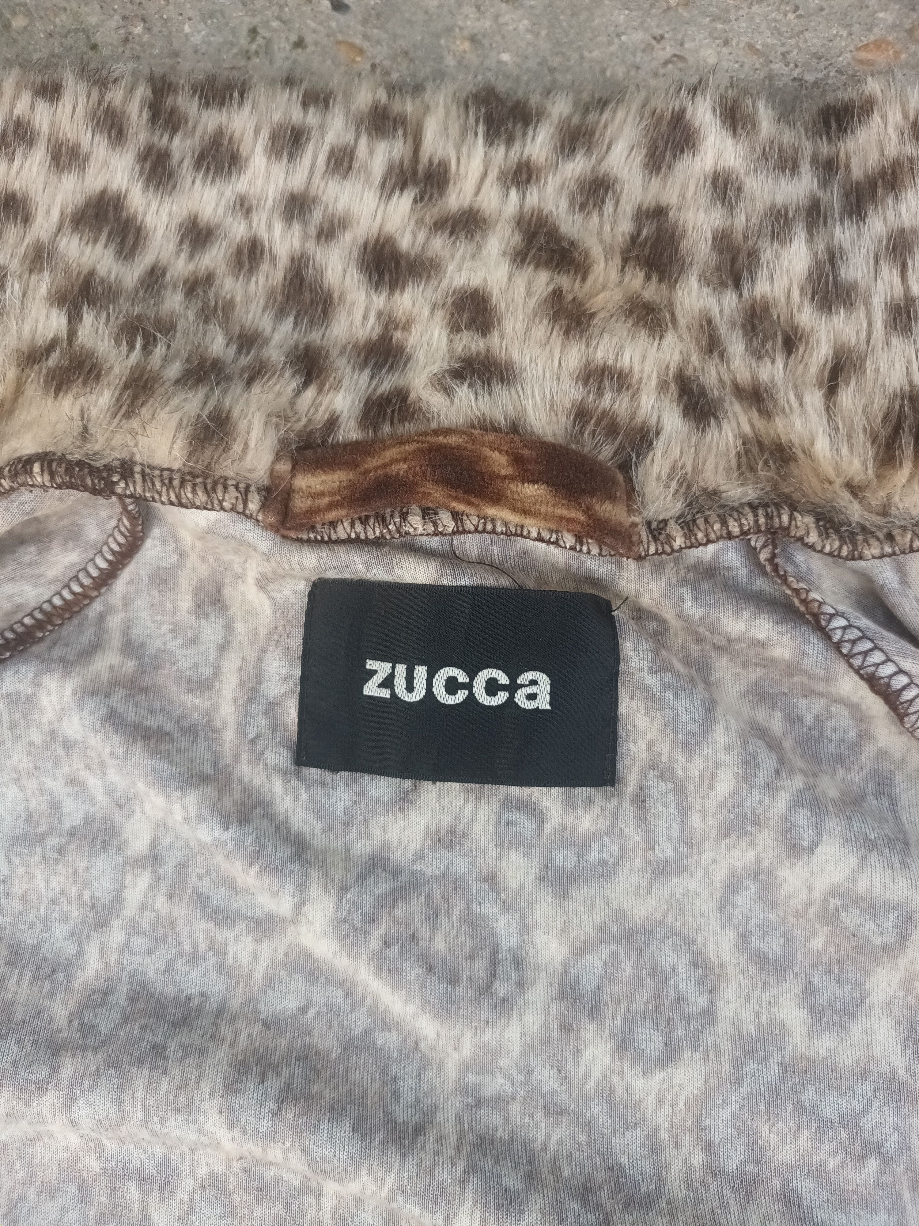 Issey Miyake 🔥 ZUCCA PRINT LEOPARD ZIPPER FUR JACKET 🔥 Size S / US 4 / IT 40 - 5 Thumbnail