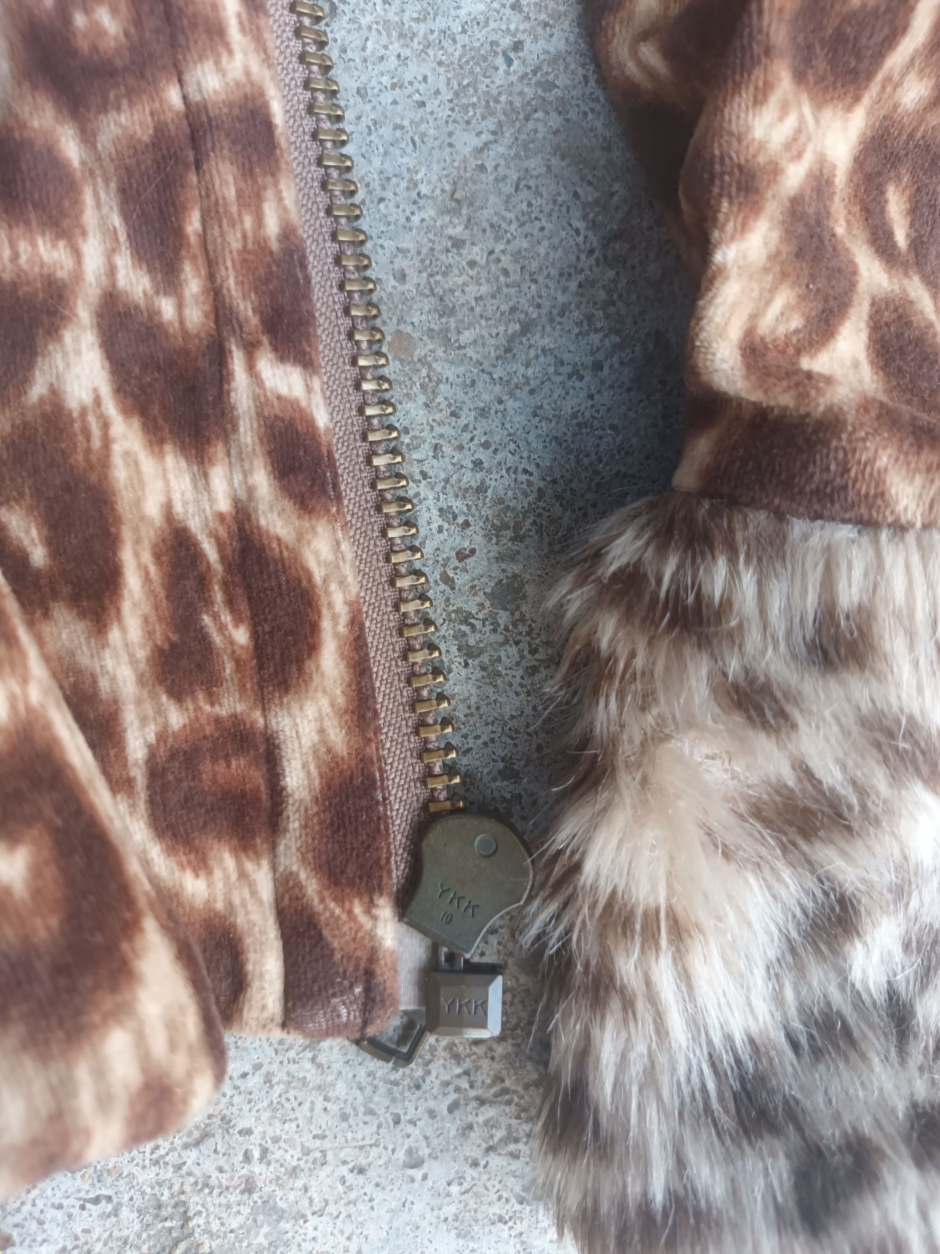 Issey Miyake 🔥 ZUCCA PRINT LEOPARD ZIPPER FUR JACKET 🔥 Size S / US 4 / IT 40 - 10 Thumbnail