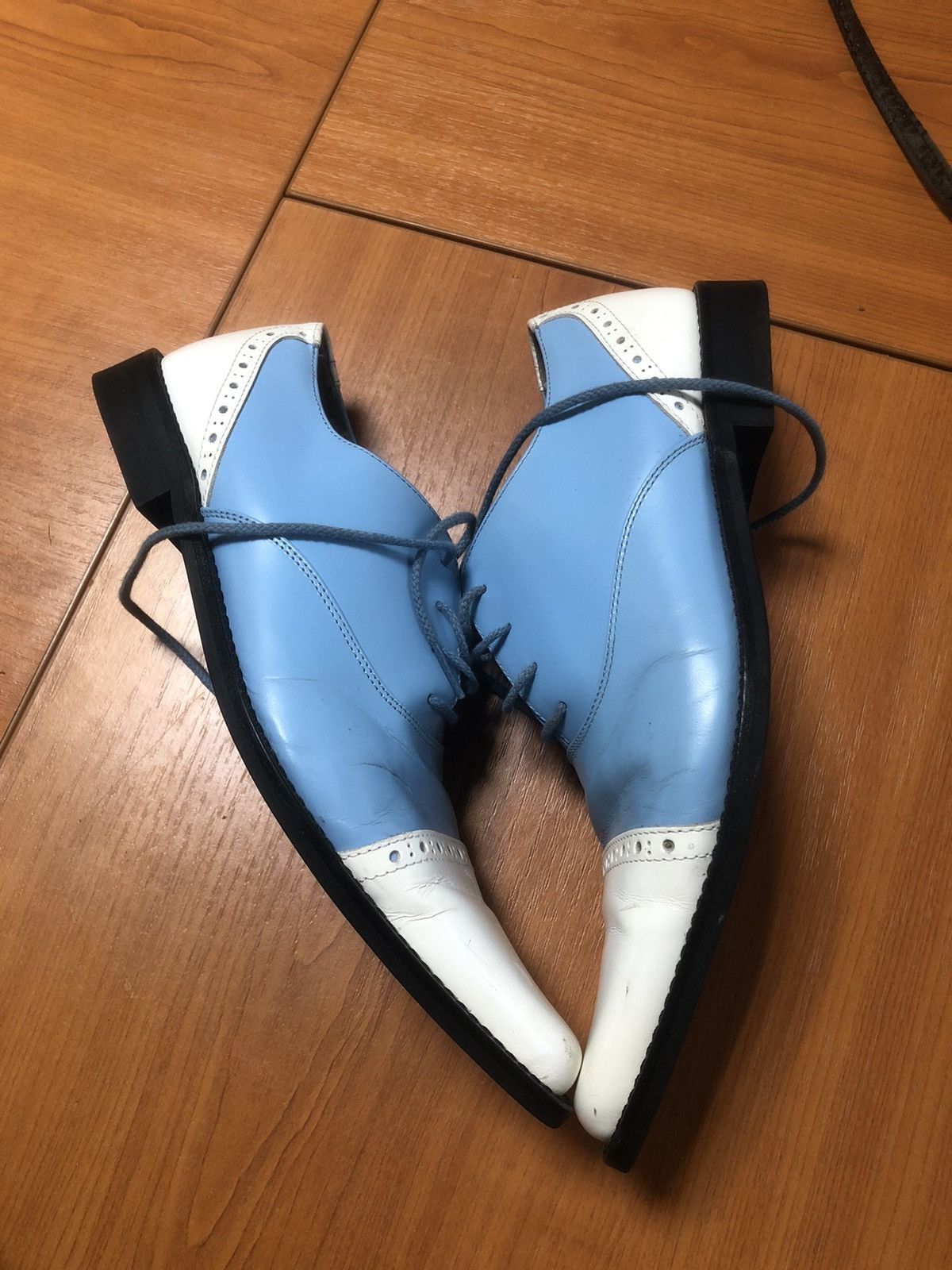 Comme des garçons tricot leather shoes