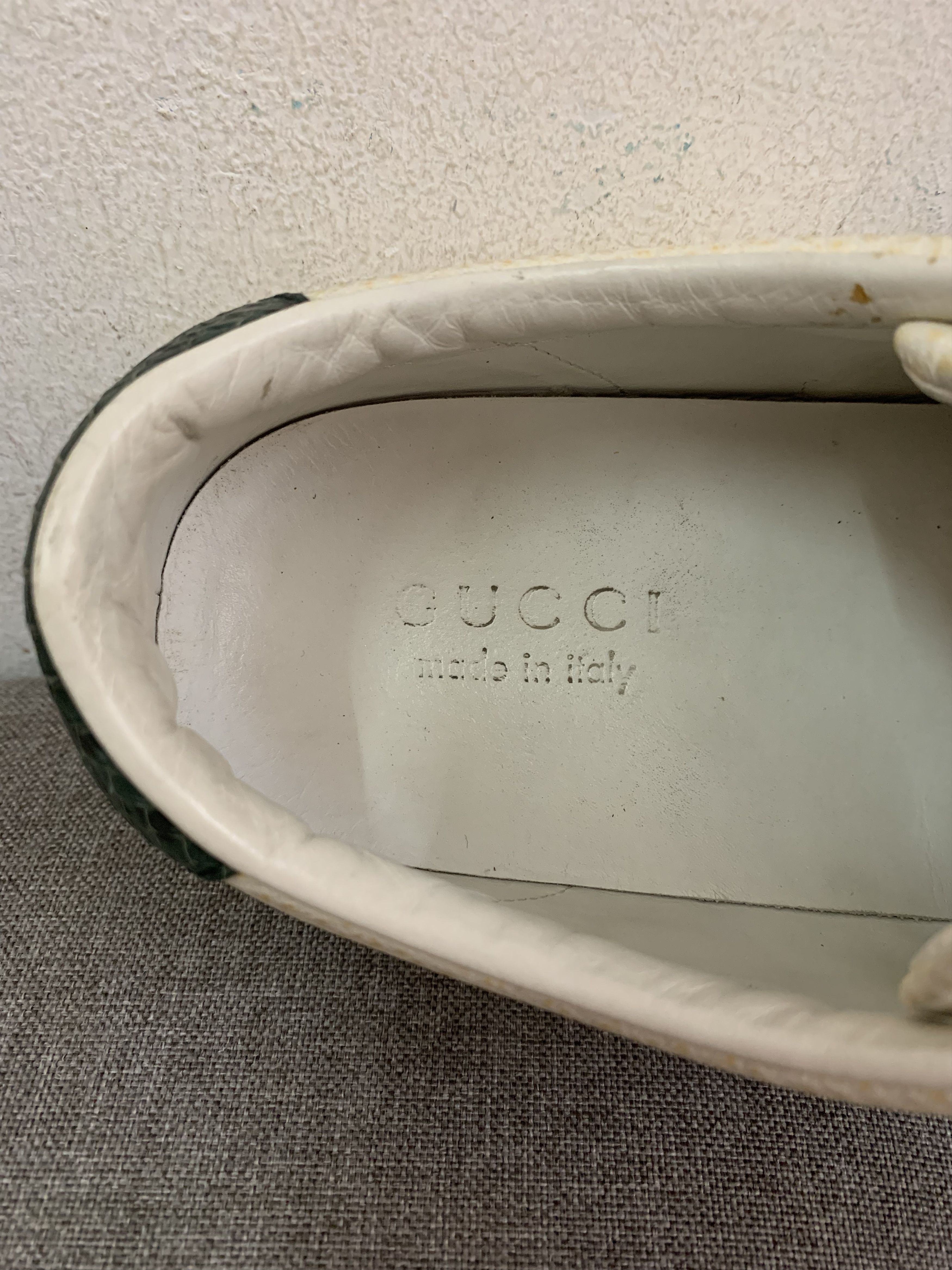 Gucci Auth Gucci Grainy Leather Lace-up Sneaker Size US 6 / EU 39 - 15 Thumbnail