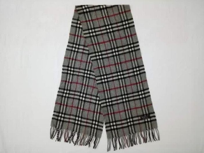 Burberry Scarf Muffler Bandana Nova Check 100% Cashmere