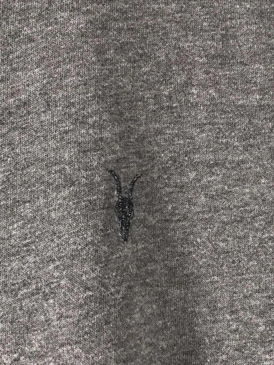 Allsaints Allsaints luxury streetwear gray tee Size US S / EU 44-46 / 1 - 3 Thumbnail